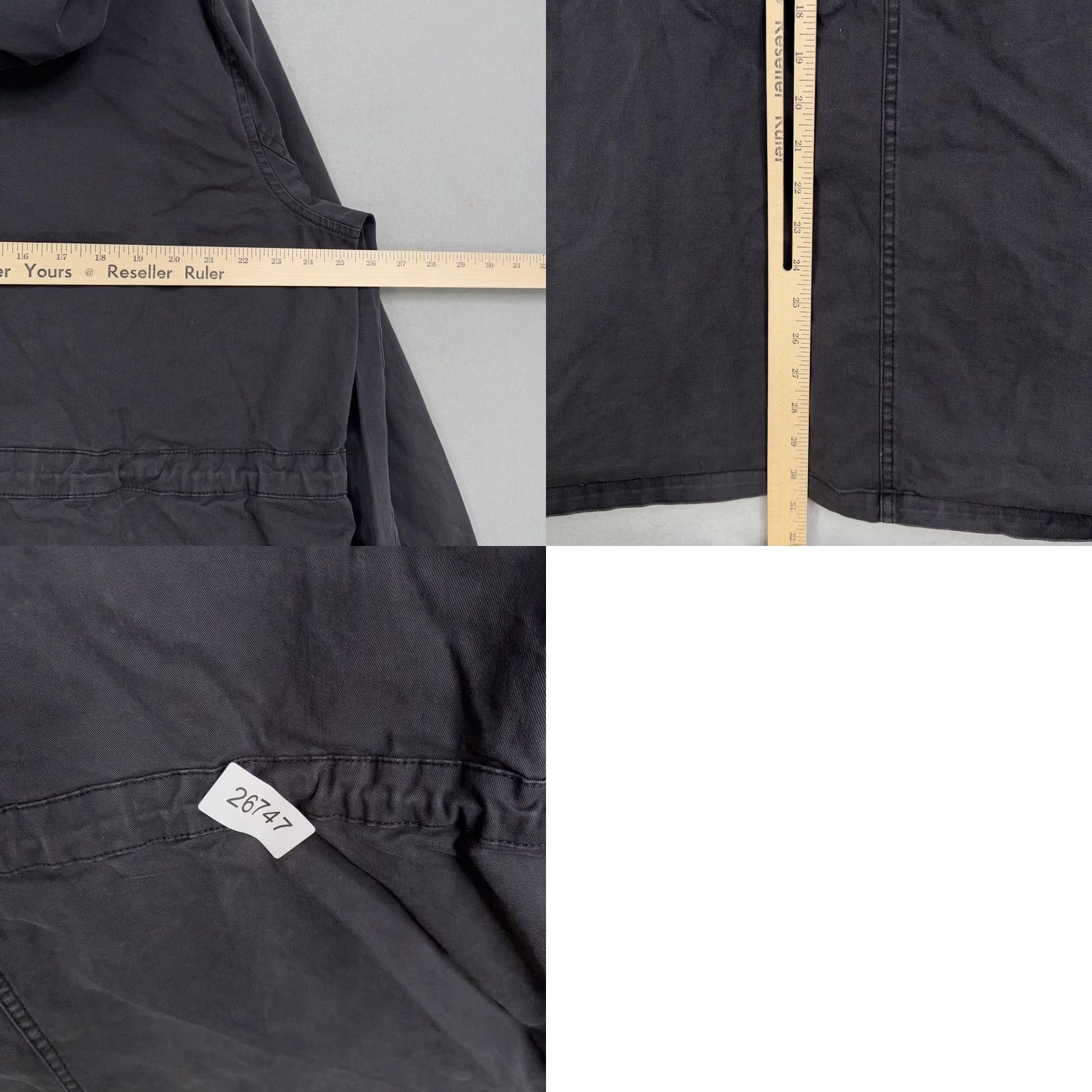 Lucky Brand Lucky Brand Jacket Womens XL Gray Hooded Anorak Field Coat Drawstring Pockets Size XL / US 12-14 / IT 48-50 - 8 Thumbnail