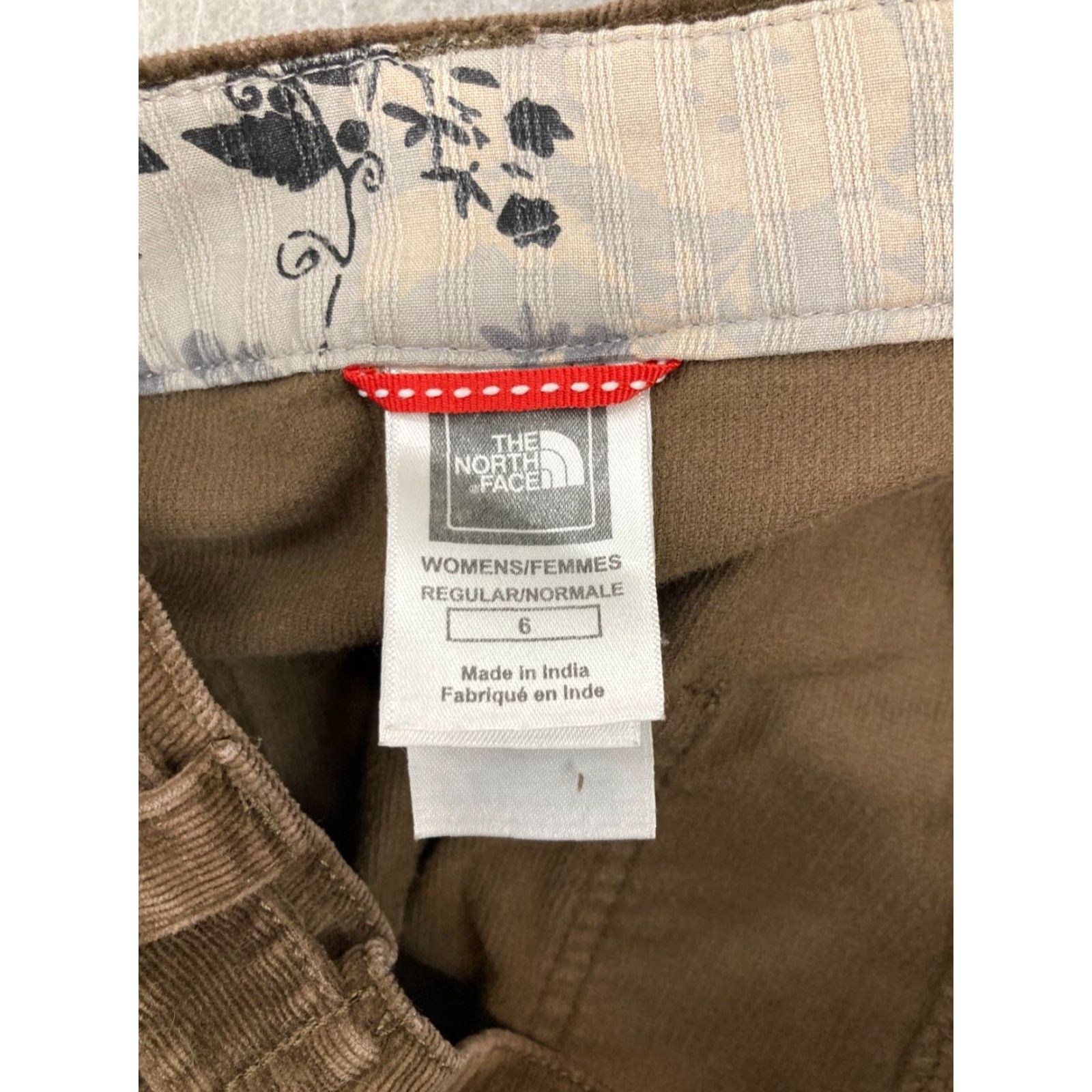 The North Face The North Face Women's Skirt 6 Brown Corduroy Casual Stretch Knee-Length - Logo, Zipper, Mid Rise, Solid - Outdoor Apparel Size 28" / US 6 / IT 42 - 7 Thumbnail