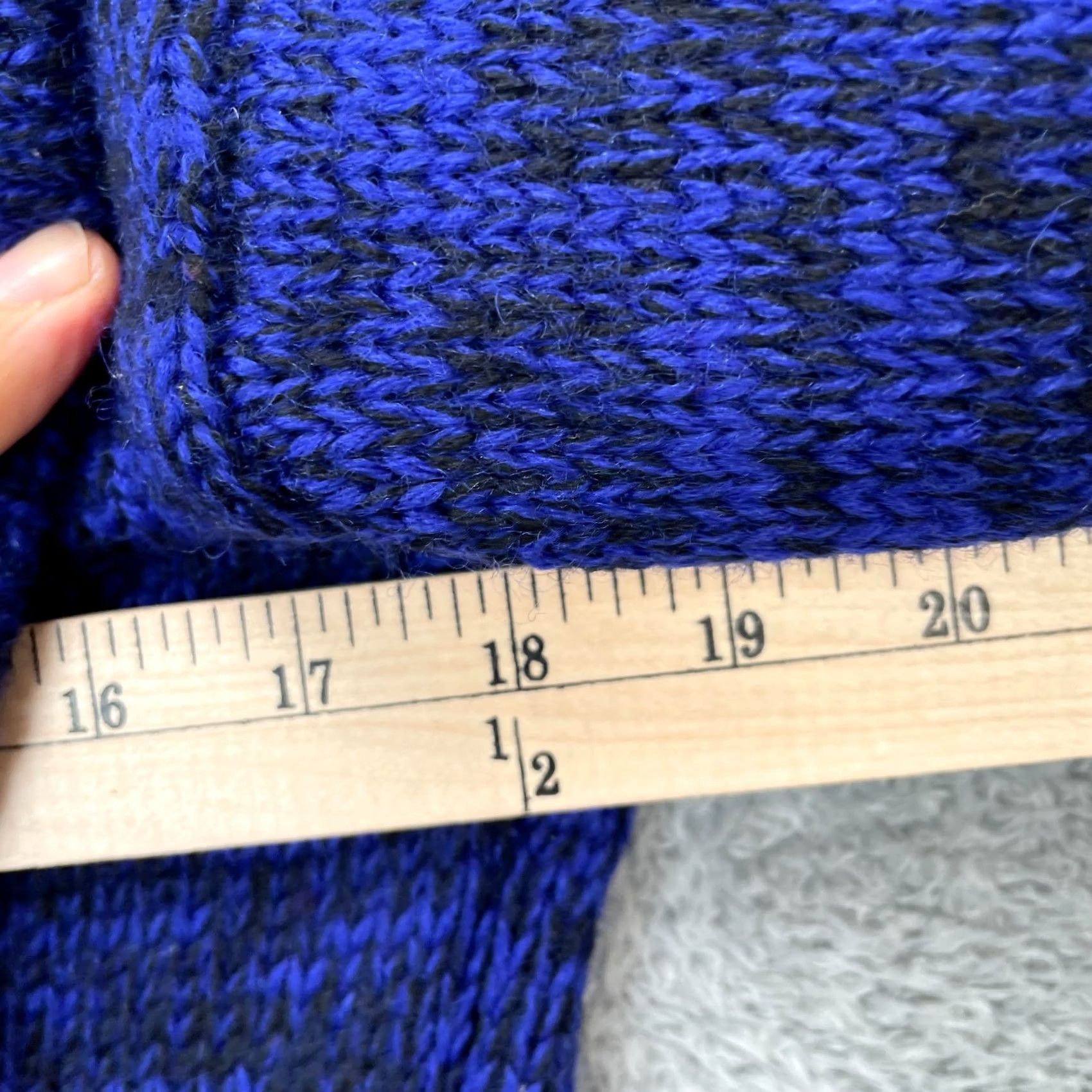 Vintage VINTAGE Boston Traders Sweater Mens Medium Blue Wool Tight Knit Ribbed 80s Size US M / EU 48-50 / 2 - 7 Thumbnail