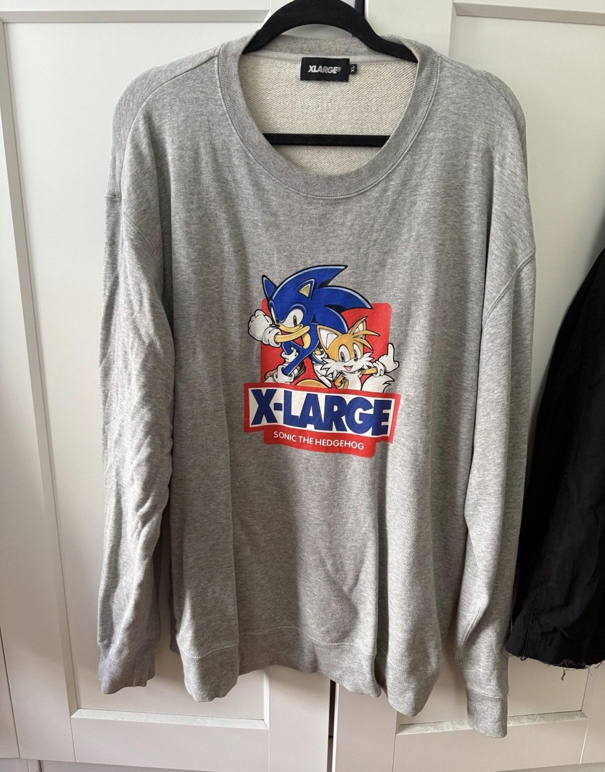 Xlarge XLARGE x Sonic the Hedgehog rare grey crewneck XL Size US XL / EU 56 / 4 - 1 Thumbnail