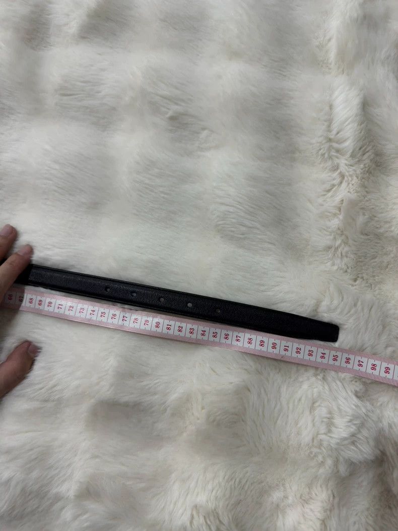 Saint Laurent Paris Saint Laurent Paris New logo black and silver belt Size ONE SIZE - 5 Thumbnail