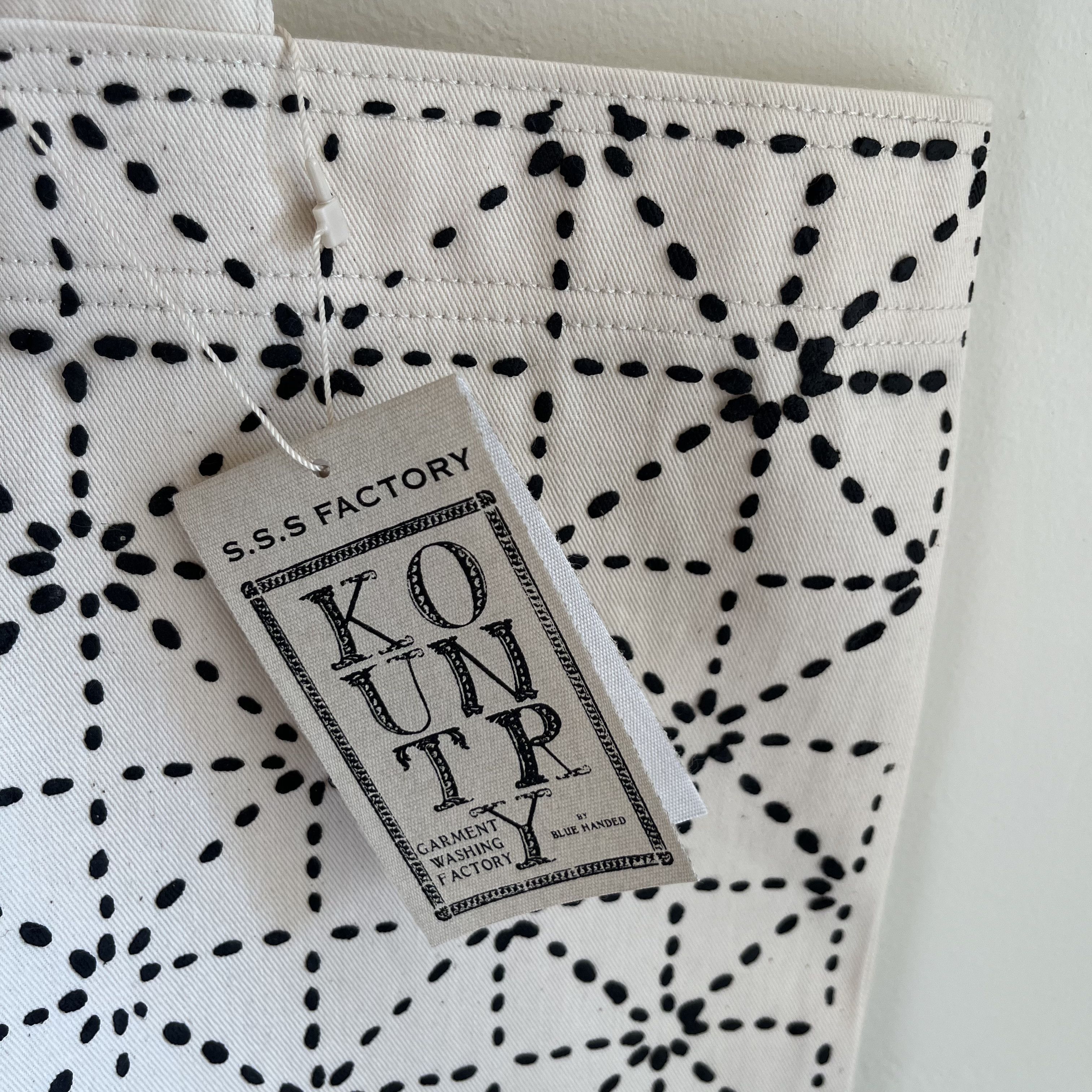 Kapital × Kapital Kountry Kapital Kountry Sashiko Print Tote Size ONE SIZE - 9 Thumbnail