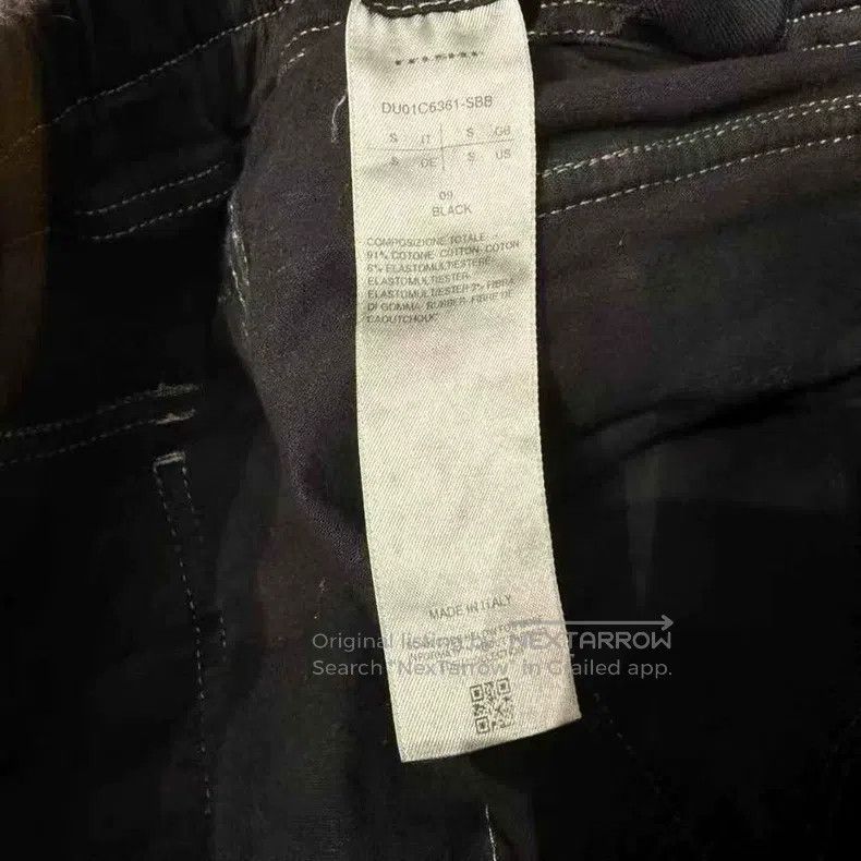 Rick Owens RICK OWENS size S Black Curved Knife Zipper Ribbon Jeans Size US 27 - 5 Thumbnail