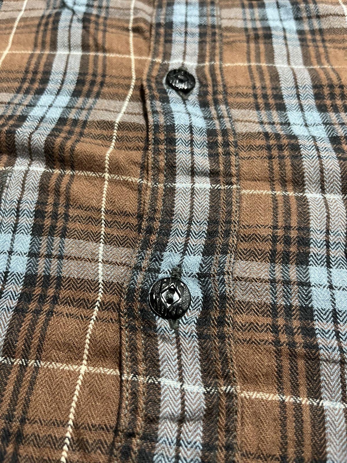Iron Heart denime japan flannel shirt Size US M / EU 48-50 / 2 - 5 Thumbnail