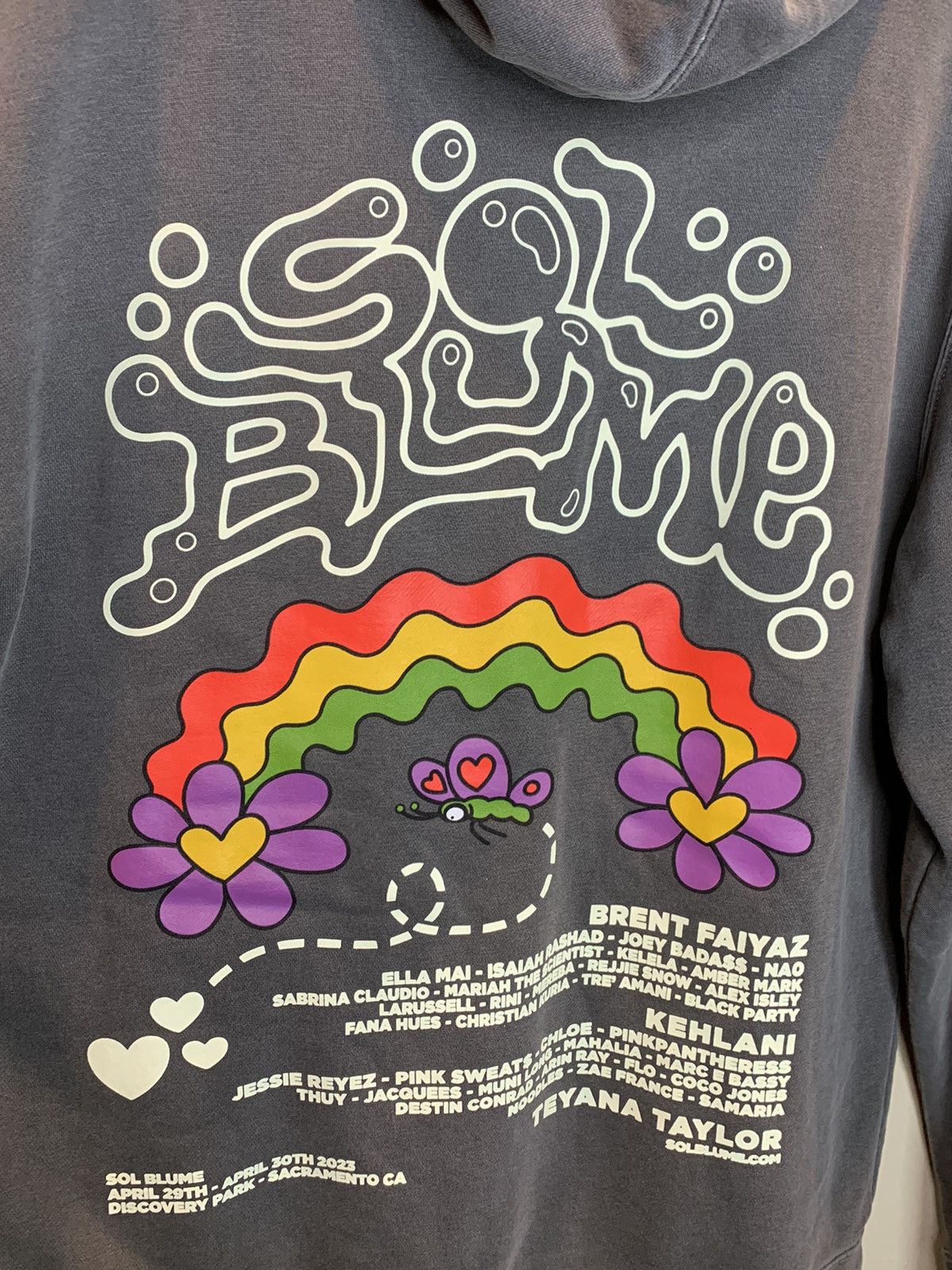 Band Tees *RARE* New Sol Blume Unreleased Concert Hoodie Brent Faiyaz Size US M / EU 48-50 / 2 - 3 Thumbnail