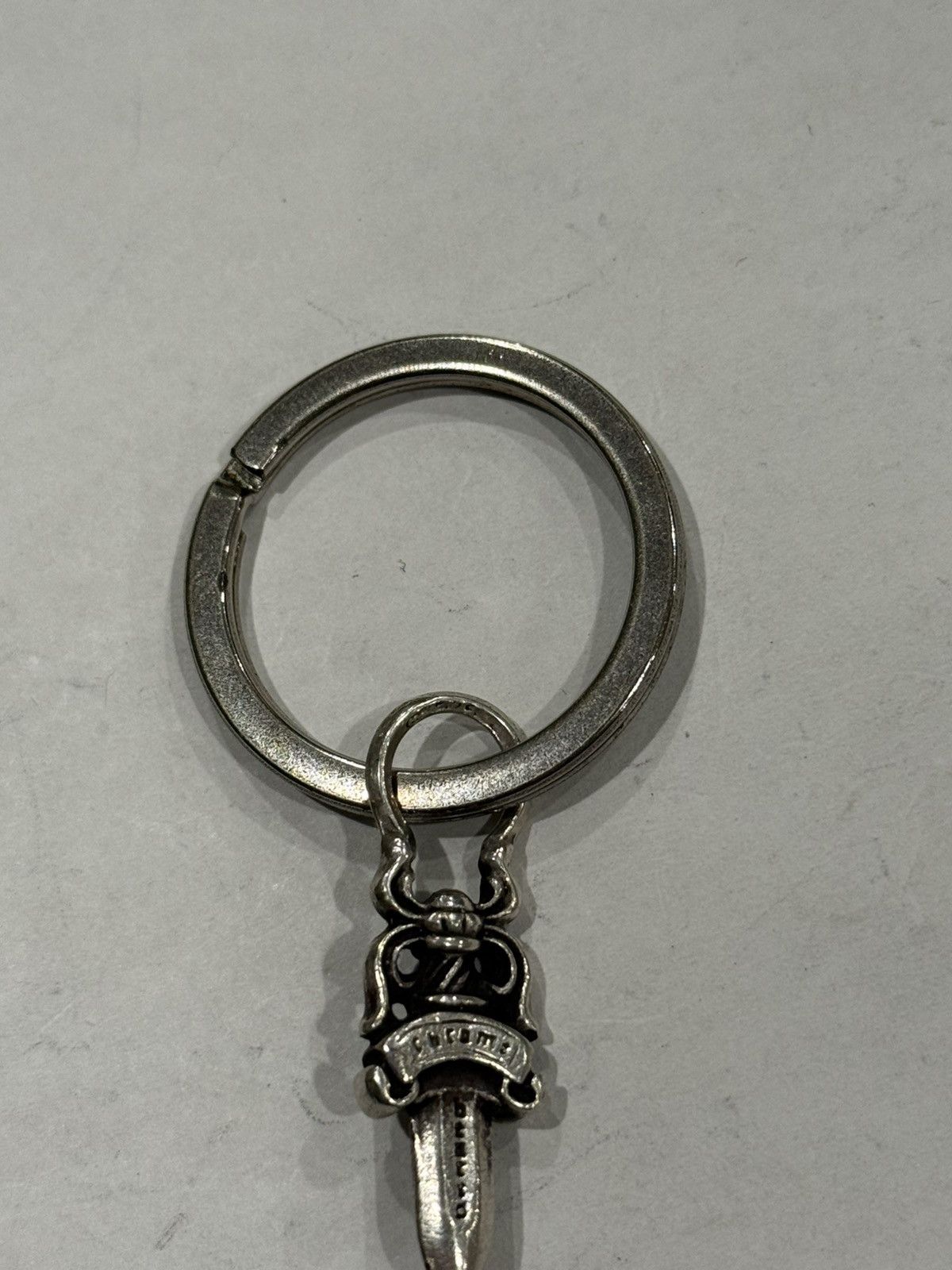 Chrome Hearts Chrome Hearts Dagger Pendant Keychain Silver Split Ring #5 Size ONE SIZE - 10 Thumbnail
