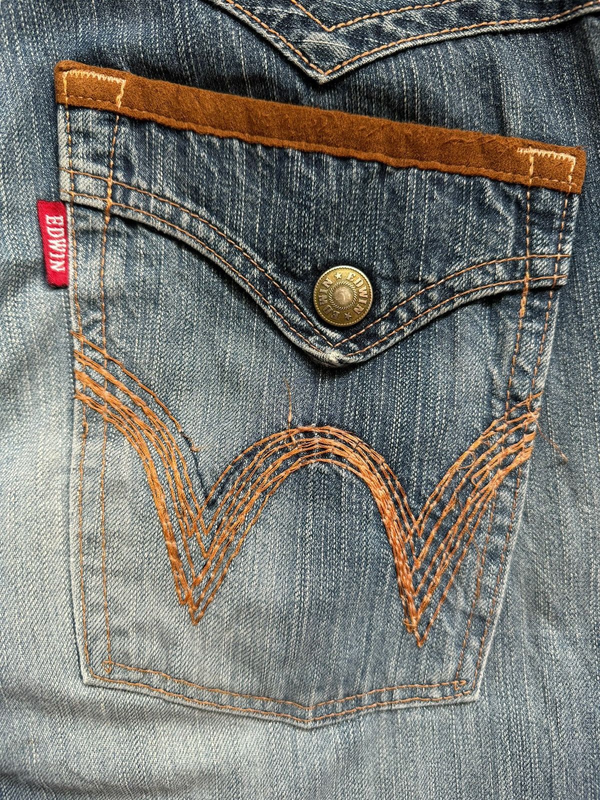 Edwin Vintage Edwin XV Exclusive Distressed Denim Jeans Size US 32 / EU 48 - 12 Thumbnail