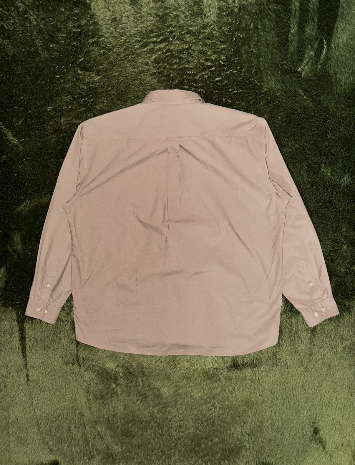 Japanese Brand [L] SHIRTER Stitch Detail Loose-Fit Shirt – Beige Size US L / EU 52-54 / 3 - 7 Thumbnail
