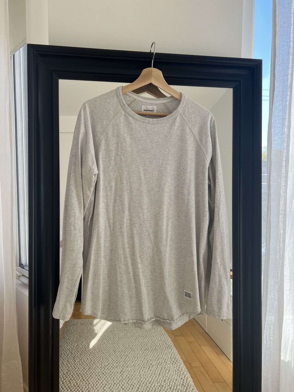 Norse Projects Norse Projects - Aske Perforated Long Sleeve T-Shirt - Large Size US L / EU 52-54 / 3 - 1 Thumbnail
