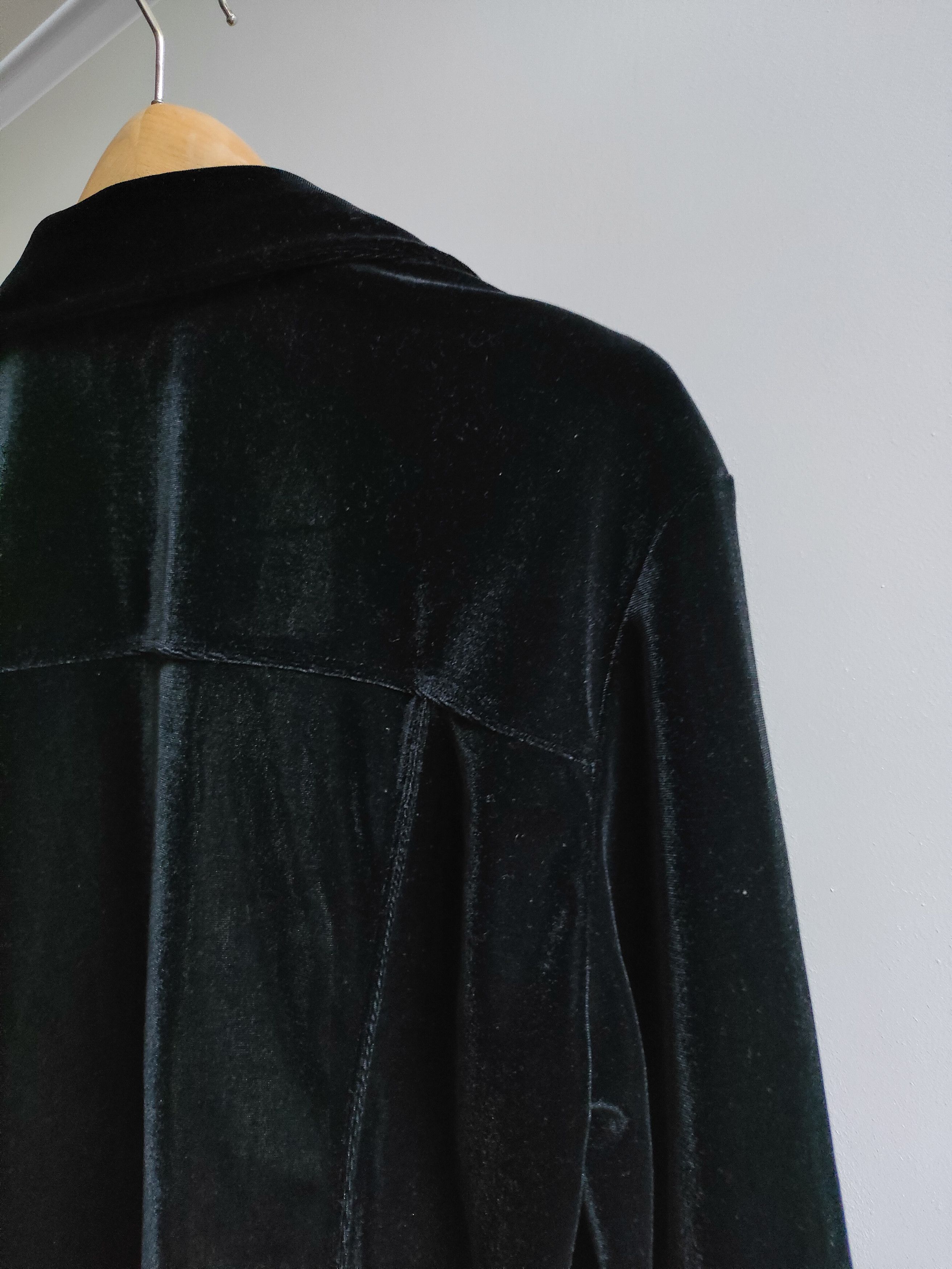 90s Vintage Armani Velour Shirt