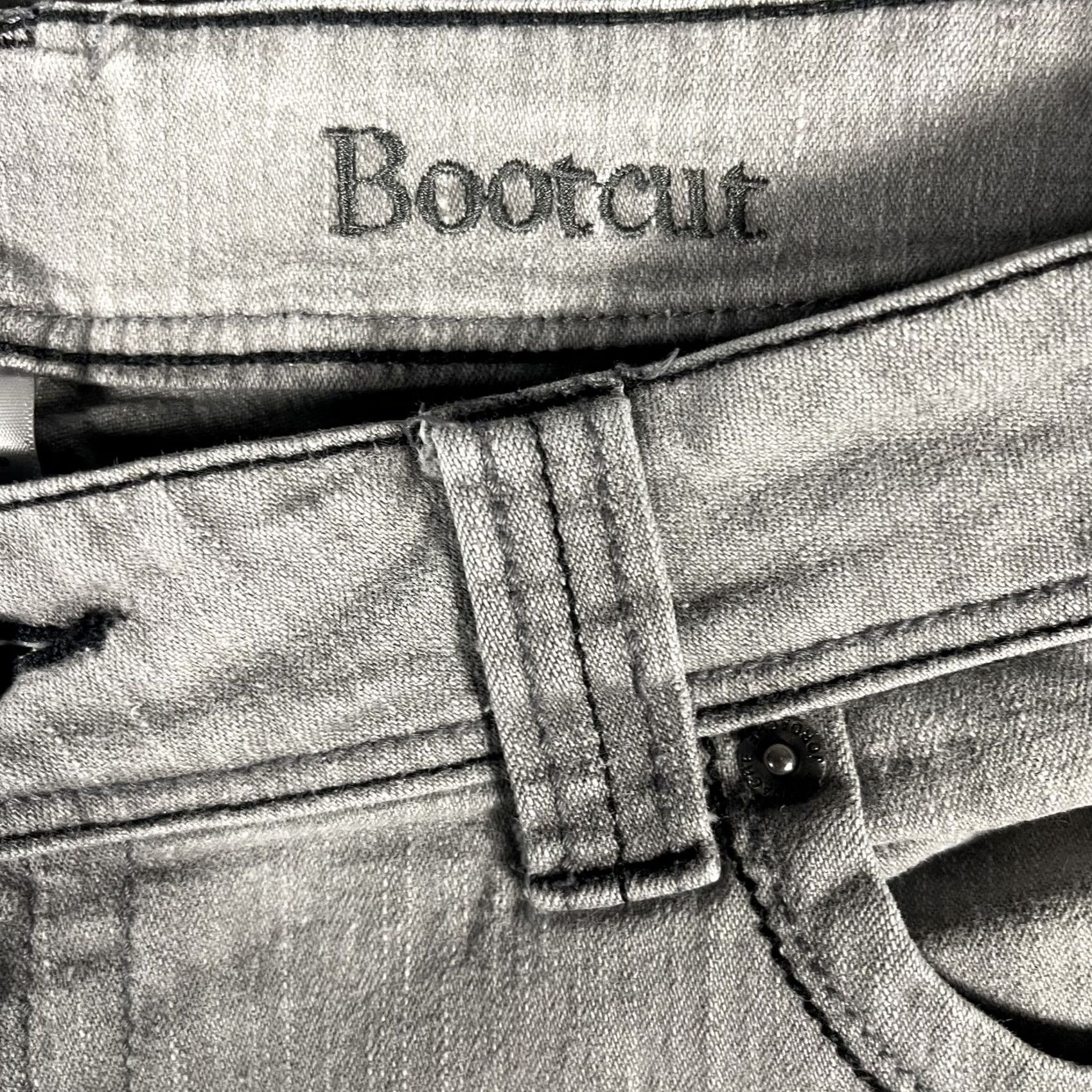 Jordache Jordache Jeans Womens 14 Gray Bootcut Stretch Embroidered Pocket Casual Pants Size 36" / US 14 / IT 50 - 6 Thumbnail
