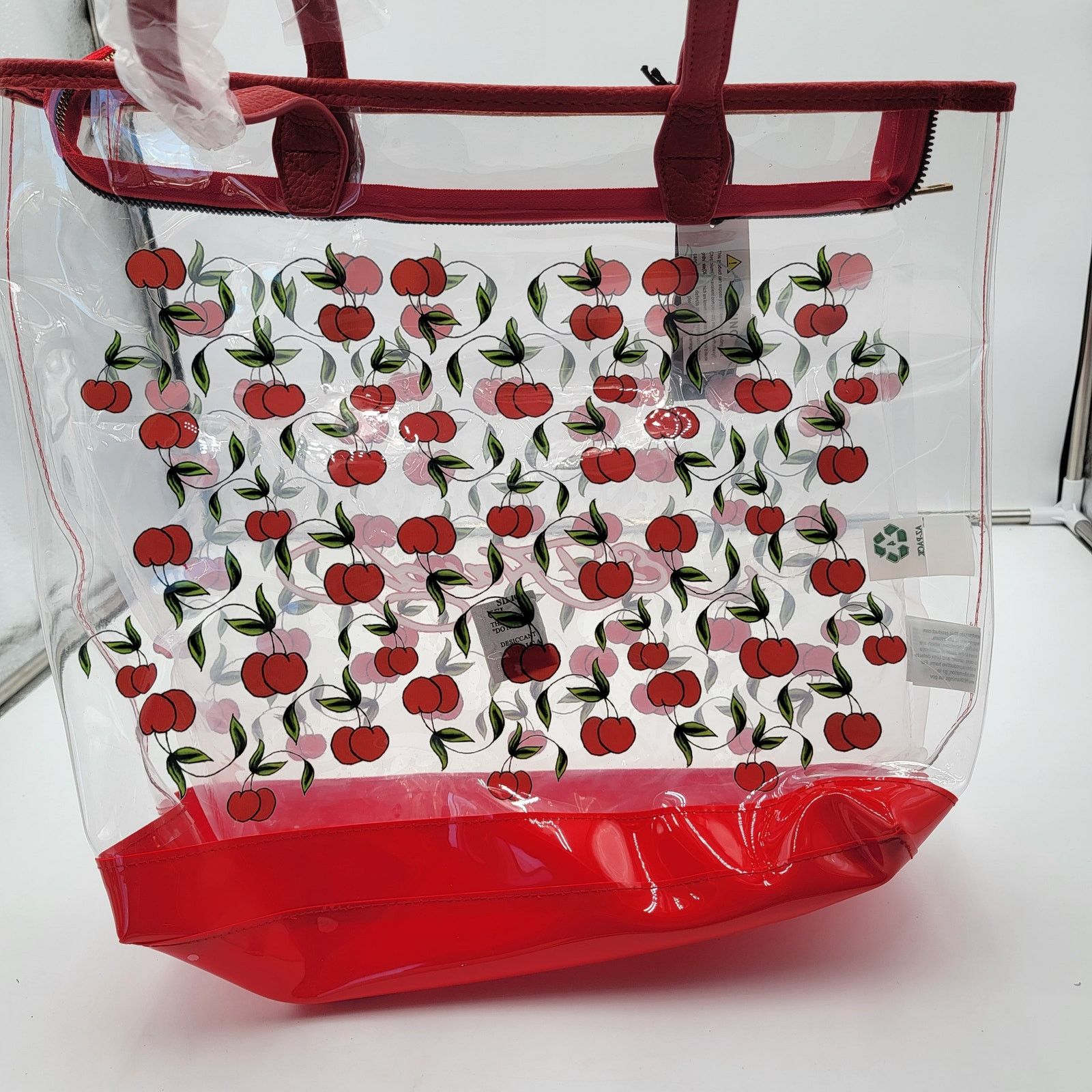 Ed Hardy Ed Hardy PVC Bag Red Cherries New Size ONE SIZE - 1 Thumbnail