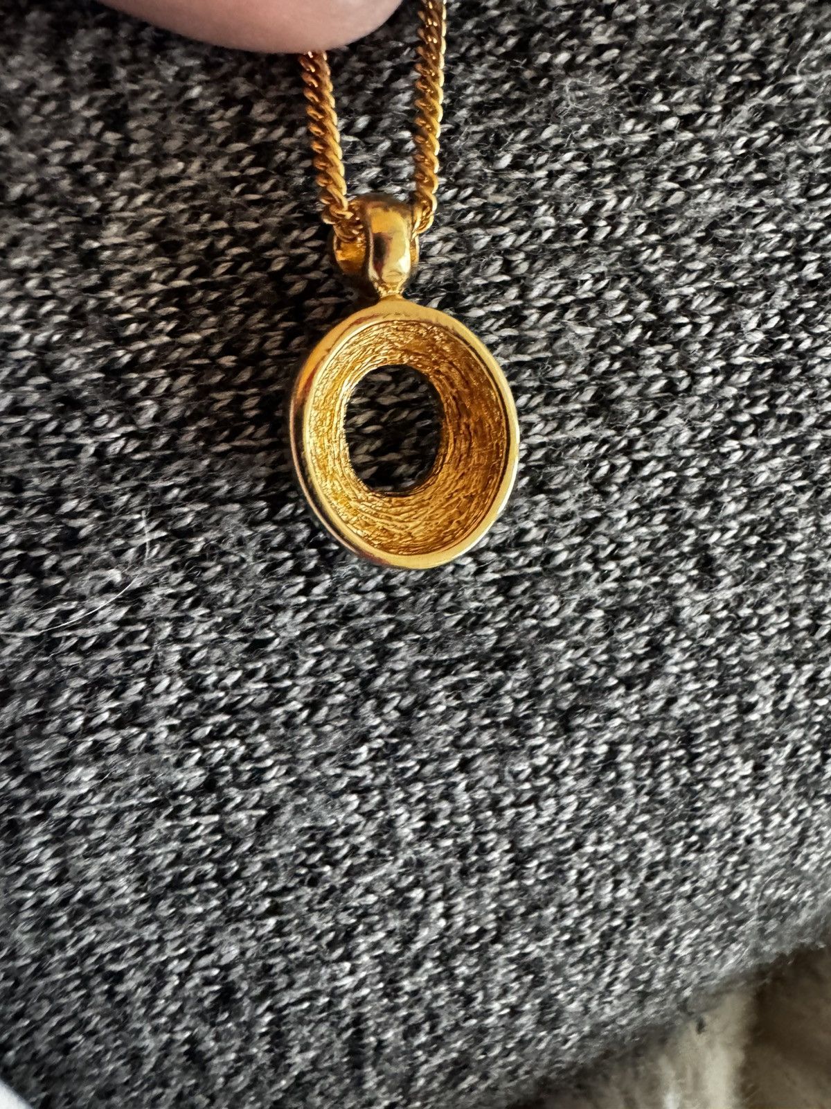 Dior Christian Dior pendant necklace adorned with rhinestones Size ONE SIZE - 8 Thumbnail