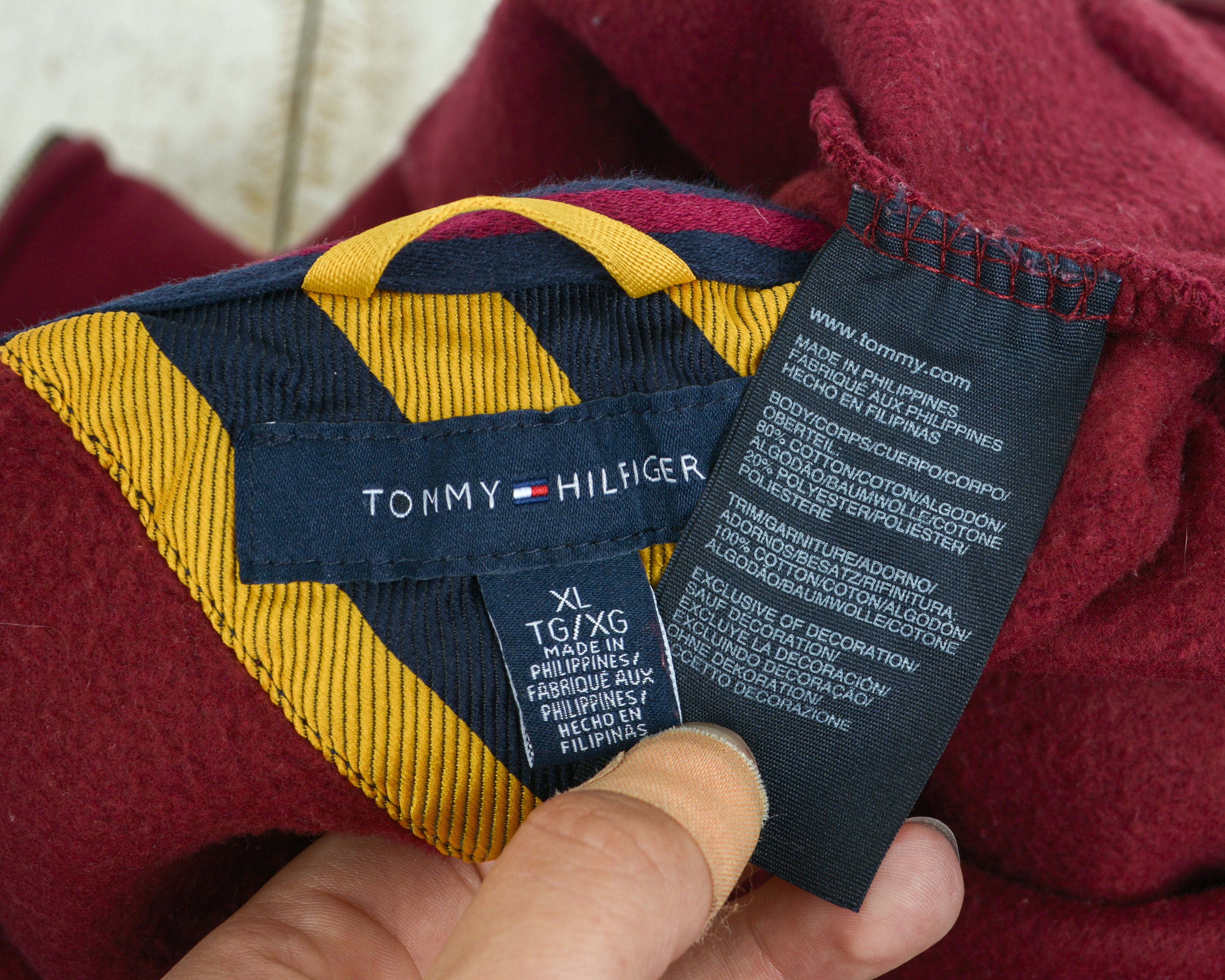 Tommy Hilfiger Varsity Cardingan Full Zip Up Jacket Sweatshirt Jumper Top Size US XL / EU 56 / 4 - 5 Thumbnail