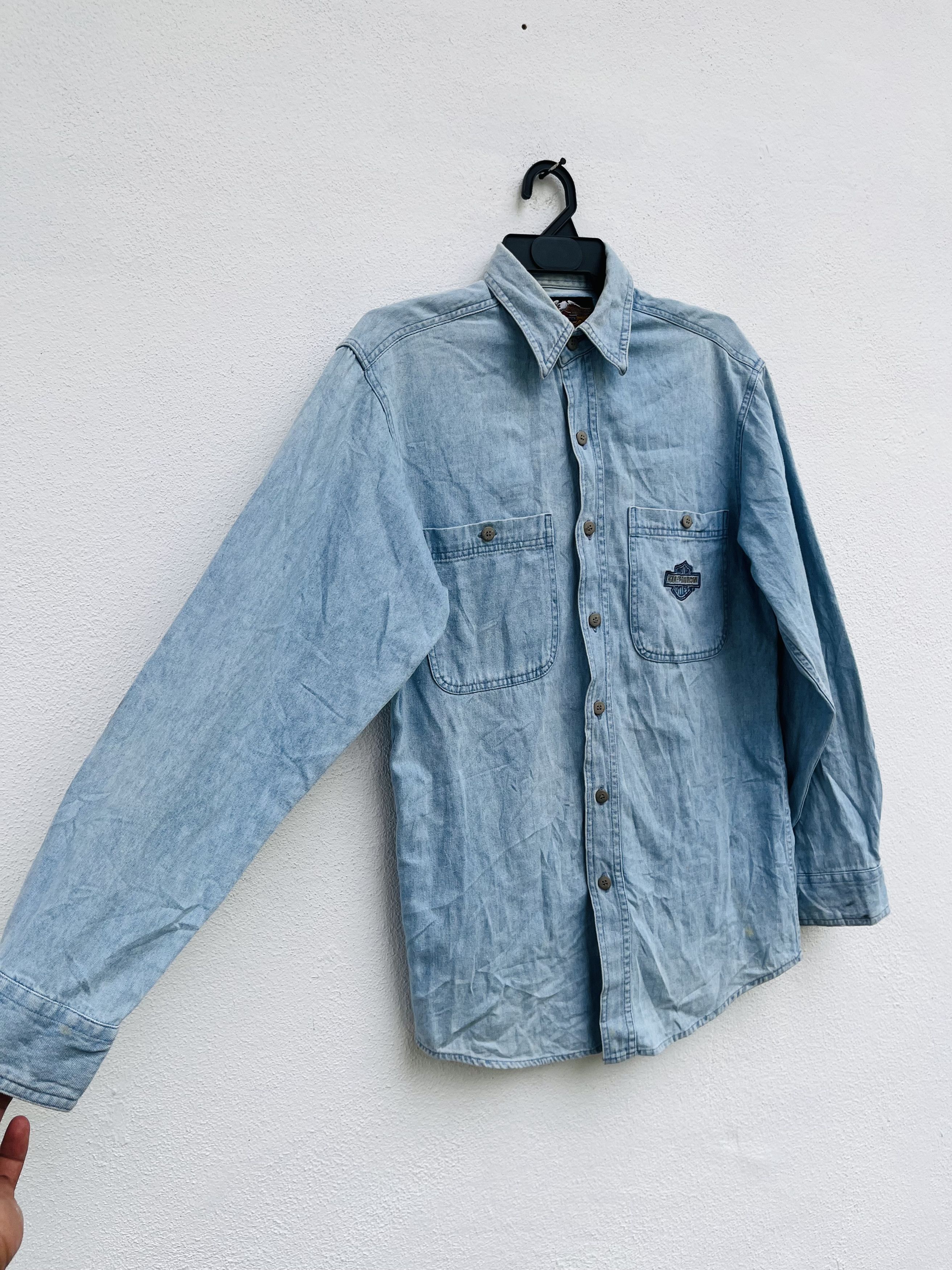 Harley Davidson Vintage Harley Davidson Motorcycle Fashion Style Shirt Size US M / EU 48-50 / 2 - 4 Thumbnail