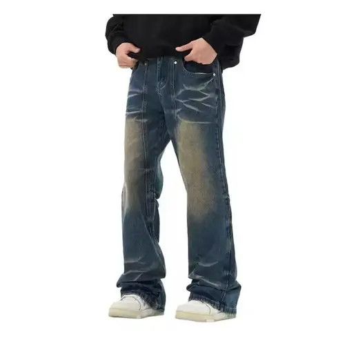Japanese Brand × Jean Blue Stacked Denim Jeans Size US 32 / EU 48 - 1 Thumbnail