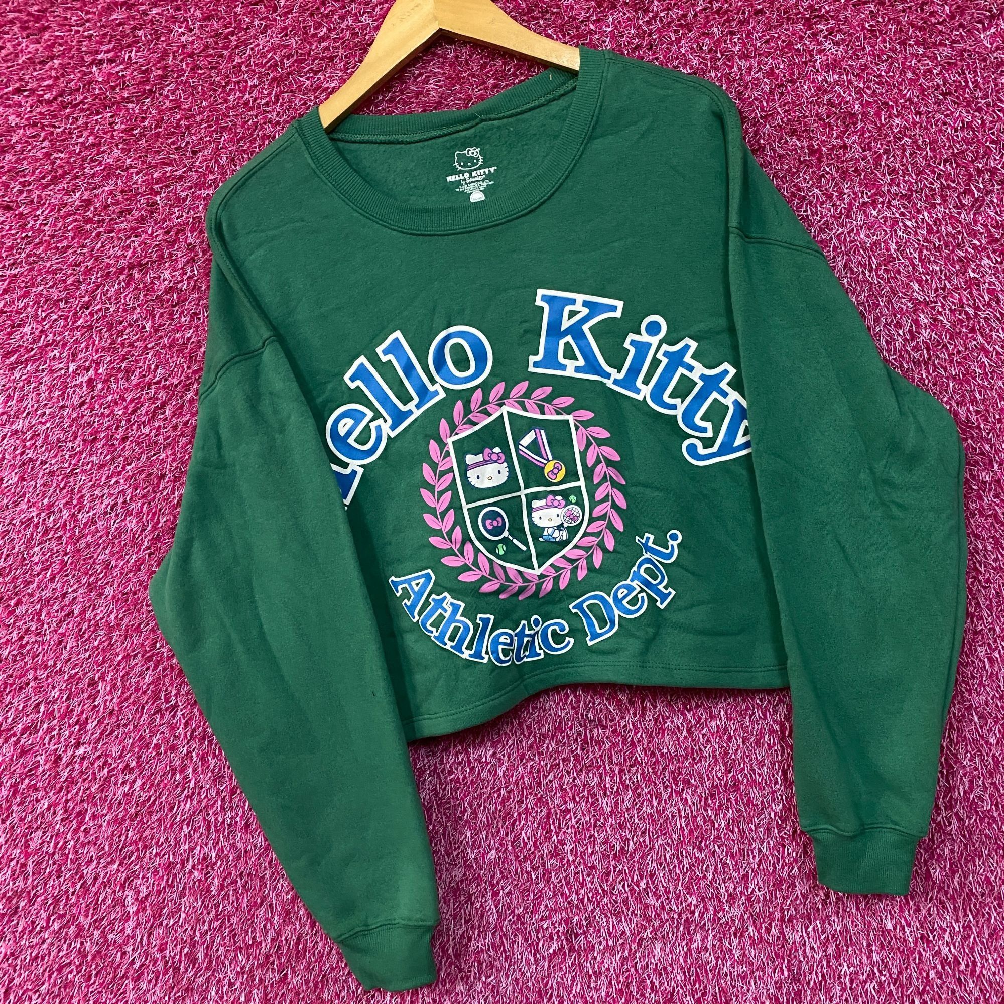Other Hello Kitty Athletic Dept Crop Top Sweater size XL Size XL / US 12-14 / IT 48-50 - 3 Thumbnail