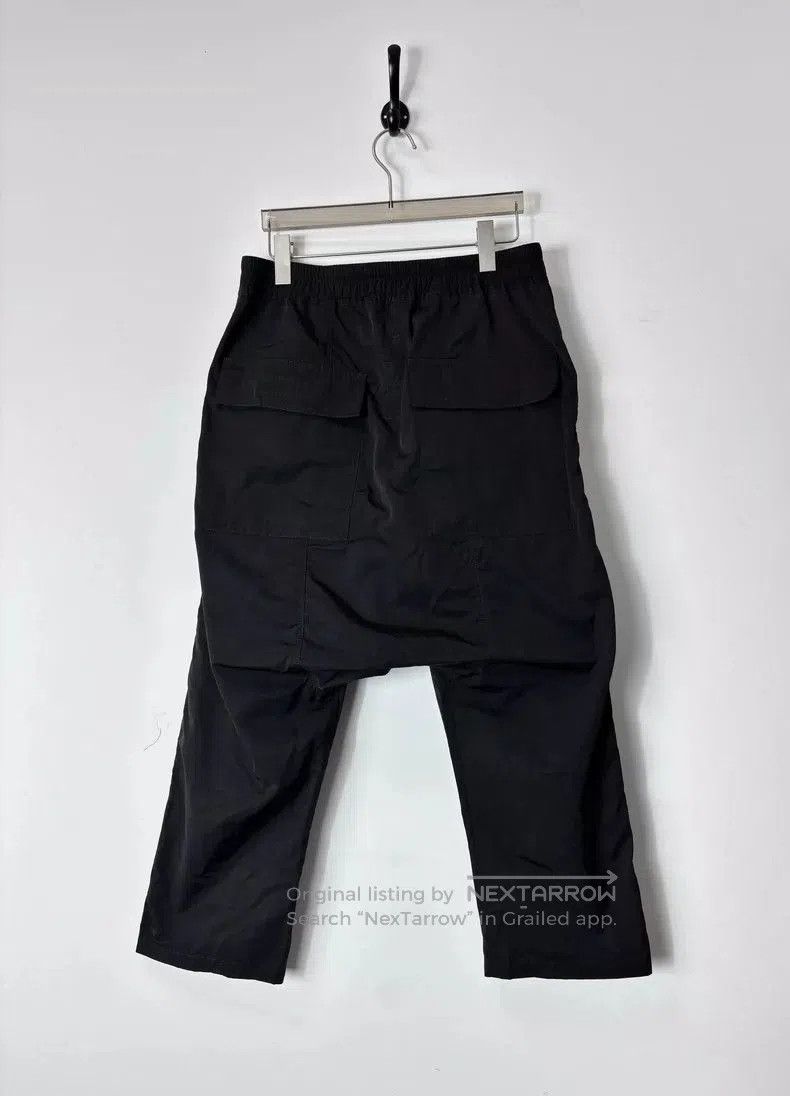 Rick Owens Drkshdw Rick Owens DRKSHDW Black Satin Drawstring Pants. Size US 36 / EU 52 - 2 Thumbnail