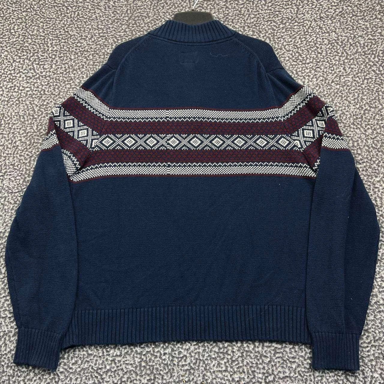 St. Johns Bay St Johns Bay XL Quarter Zip Sweater Fair Isle Cotton Blend Size US XL / EU 56 / 4 - 2 Thumbnail