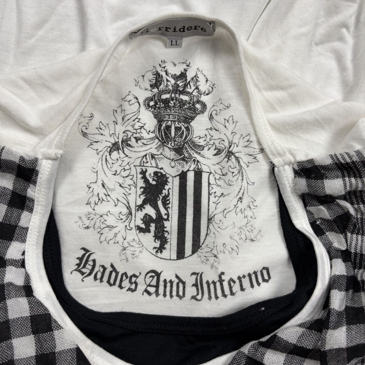 Hysteric Glamour 2000s Sorridere - Keffiyeh Shemagh Layered LS Size US M / EU 48-50 / 2 - 9 Thumbnail