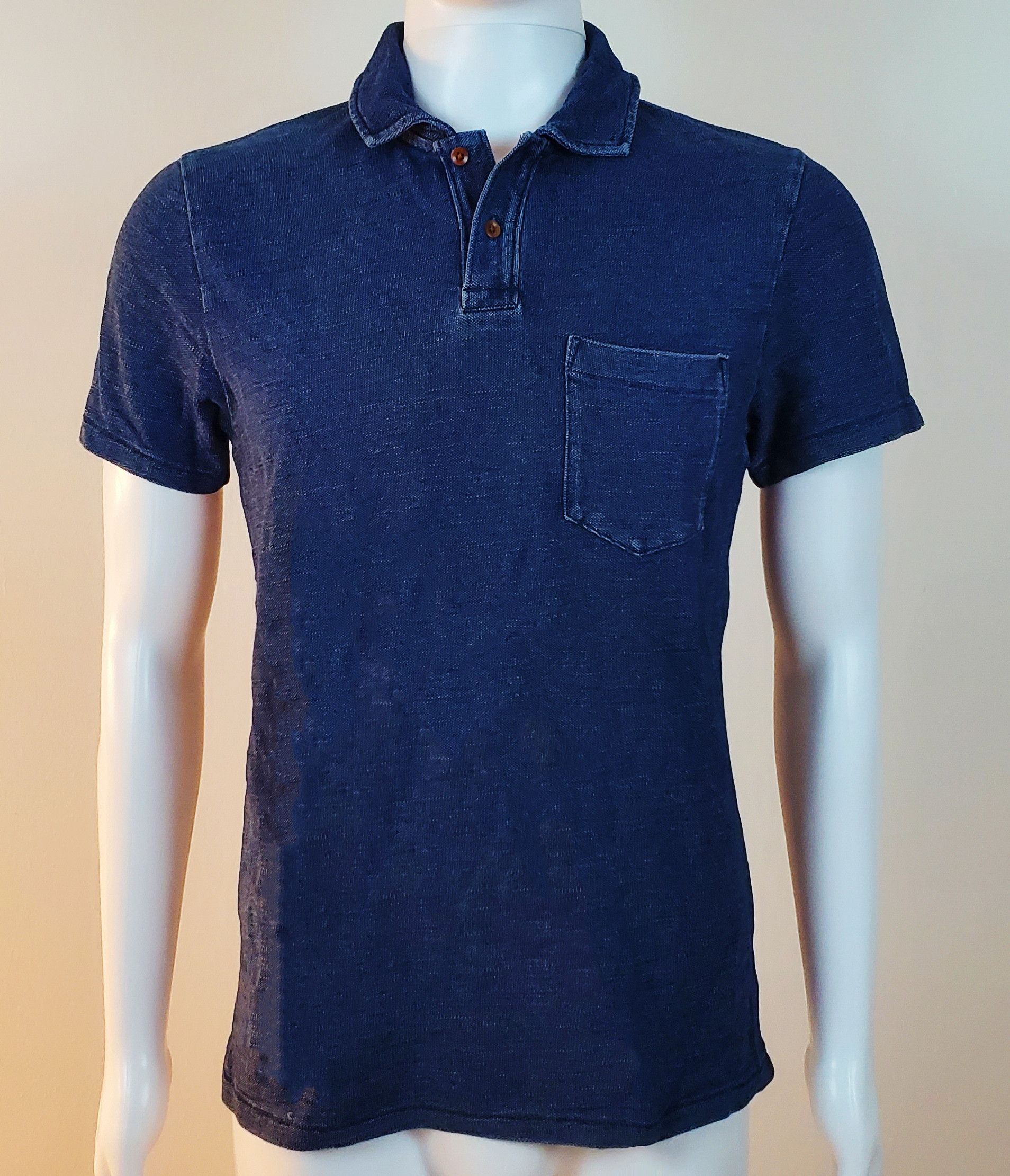 Club Monaco Club Monaco Essential Polo Shirt Short Sleeve Knit Navy Blue Size US M / EU 48-50 / 2 - 1 Thumbnail
