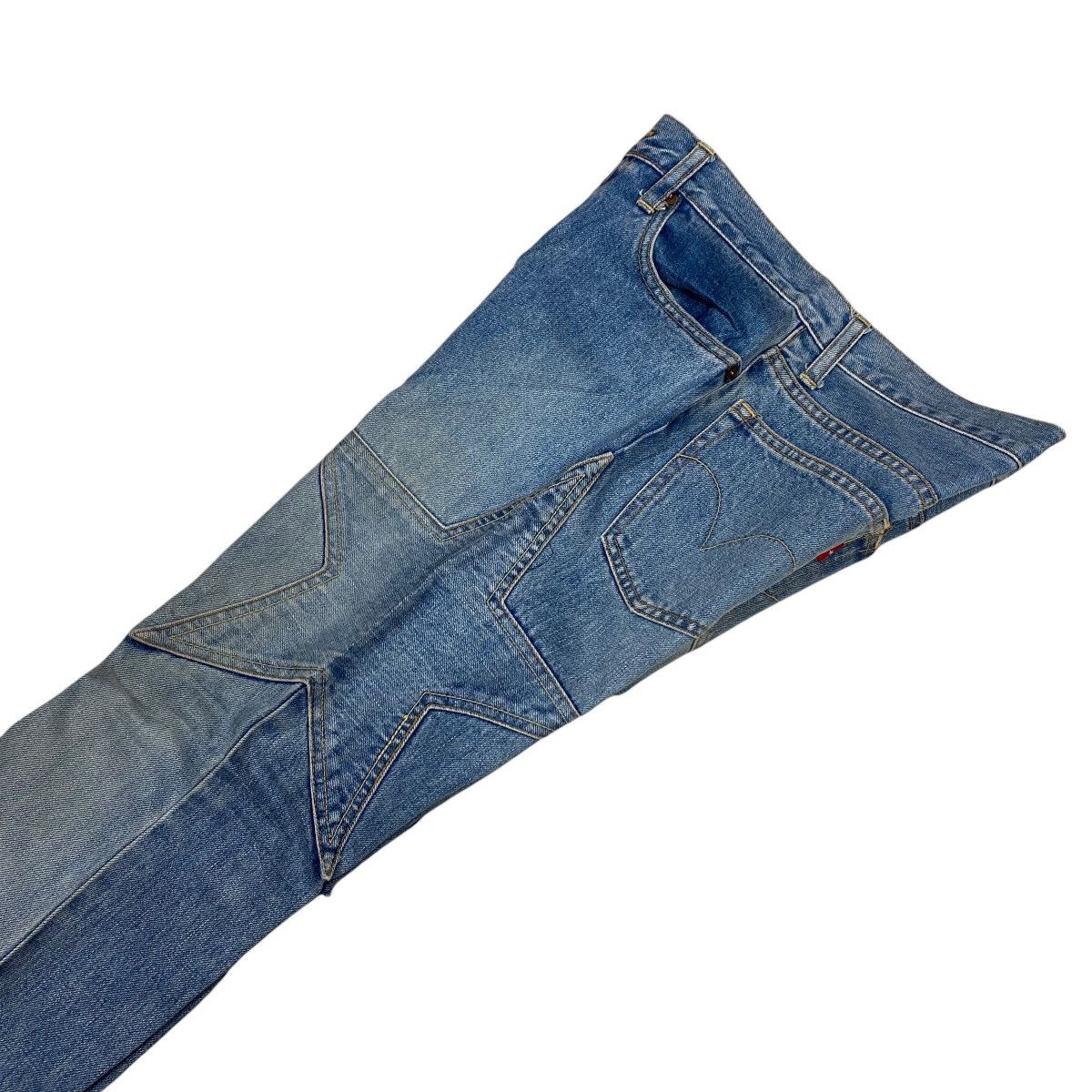 Hysteric Glamour × Japanese Brand Hysteric Glamour Stars Patchwork Denim Pants Size US 28 / EU 44 - 4 Thumbnail