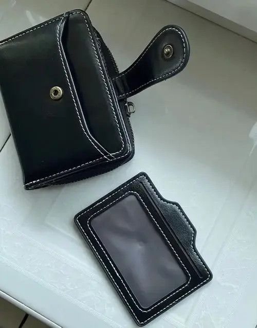 Japanese Brand Wallets and Purses PU Leather Black Wallet Size ONE SIZE - 4 Thumbnail