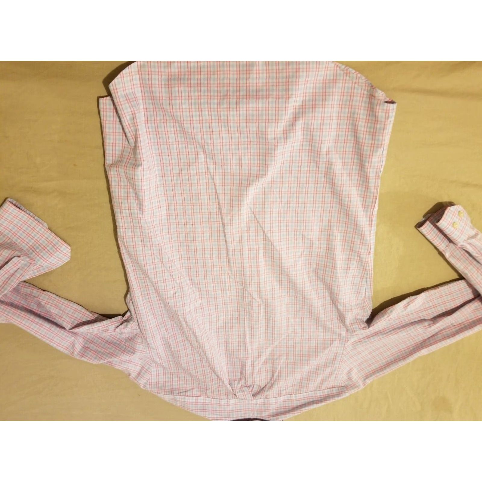 Banana Republic Banana Republic Dress Shirt Mens Pink 15.5 15 1/2 M Medium Cotton Size 40R - 5 Thumbnail