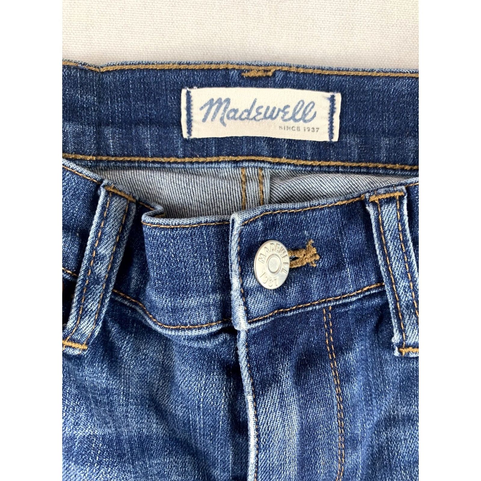 Madewell MADEWELL JEANSWOMENSSIZE24BLUEHIGHRISERSKINNY (FLAT LAY IS 25X28) Size 42" / US 20 - 5 Thumbnail