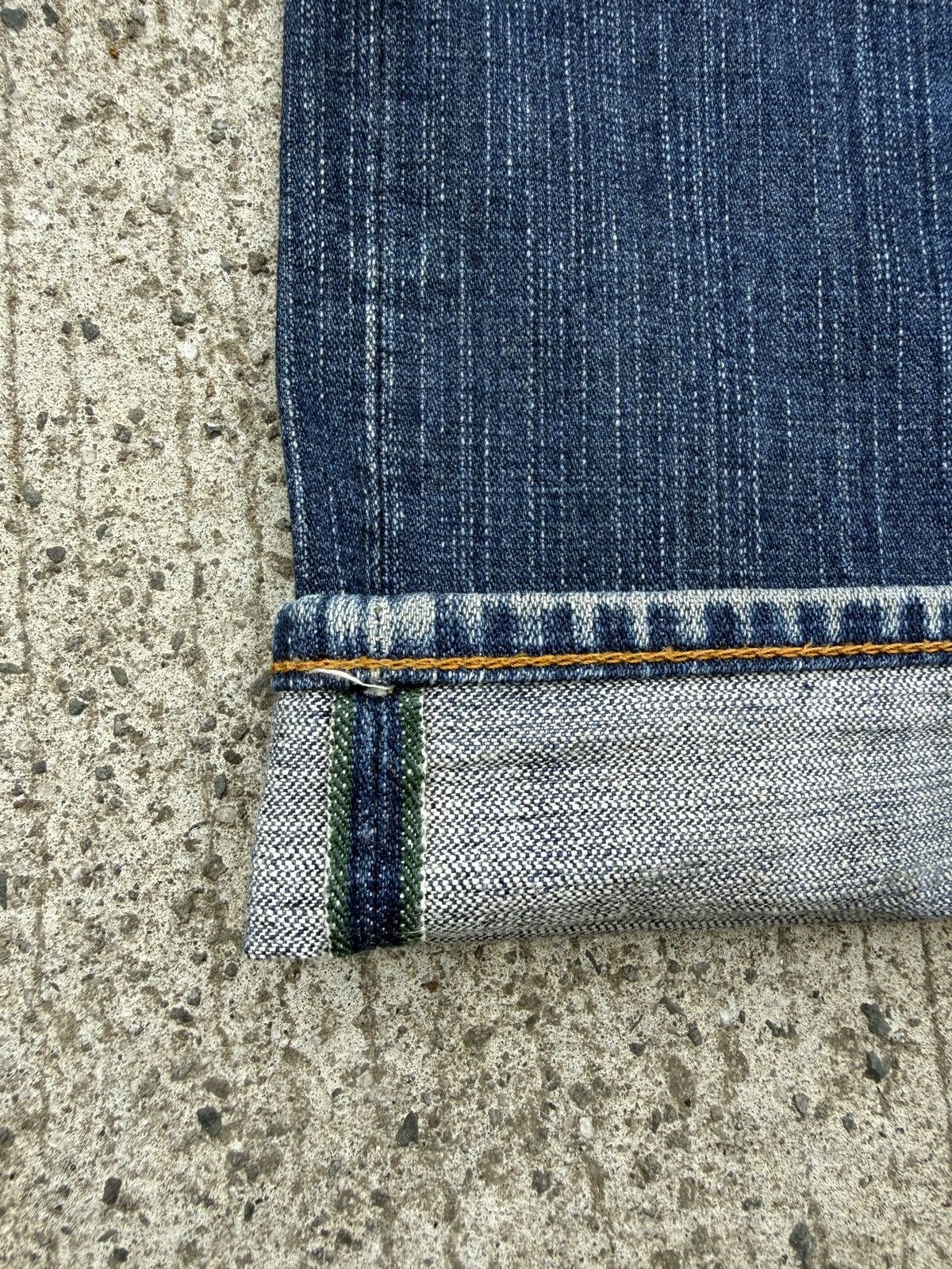 Evisu Evisu - Embroidered Red Seagulls Selvedge Jeans Size US 33 - 11 Thumbnail