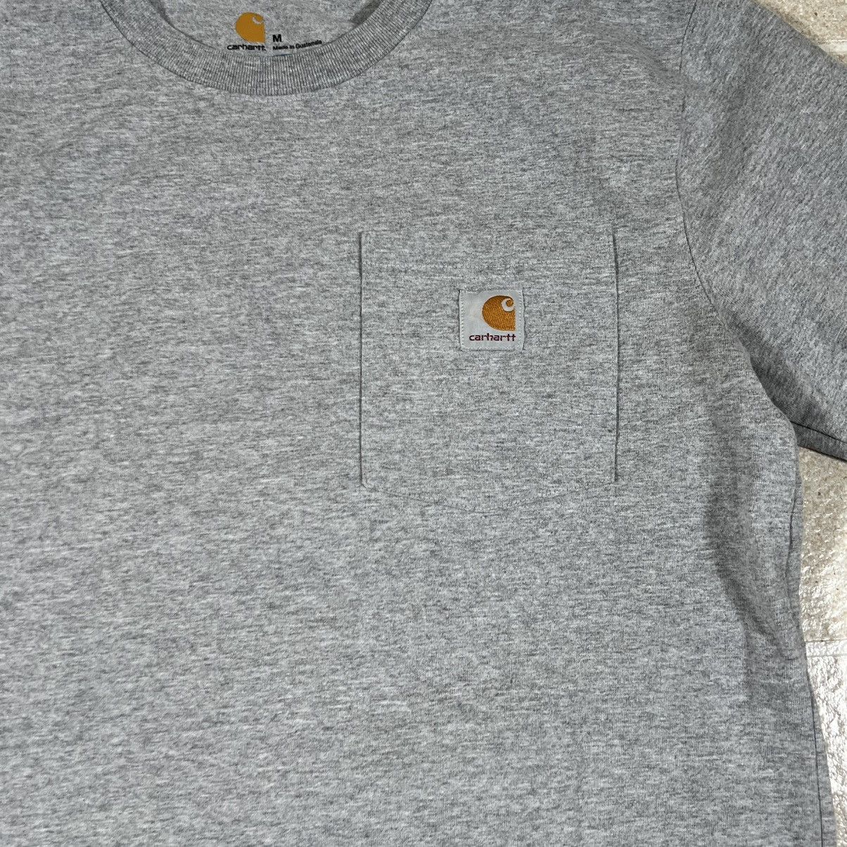 Carhartt Carhartt Gray Short Sleeve Pocket T Shirt Sz M Workwear Size US M / EU 48-50 / 2 - 2 Thumbnail