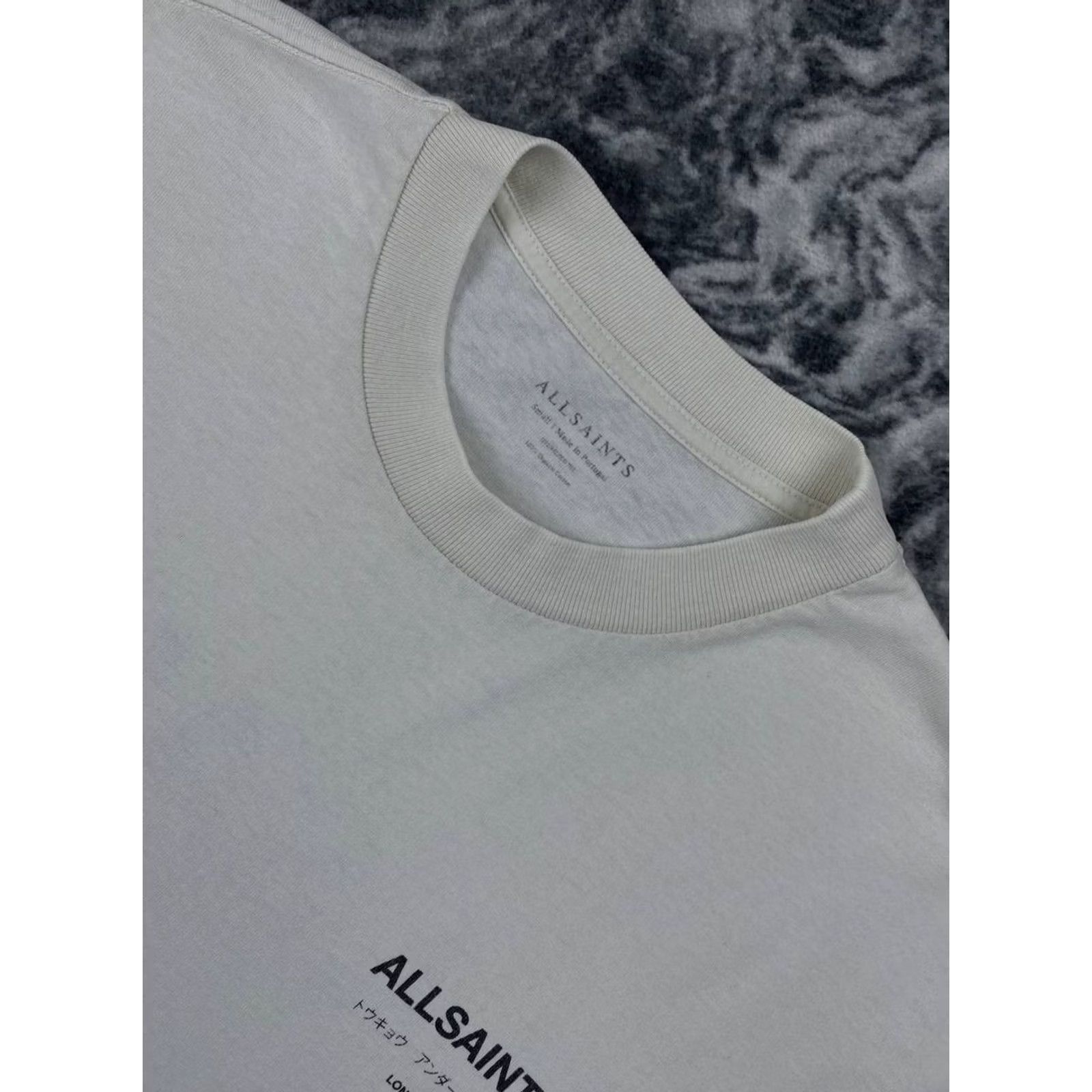 Allsaints AllSaints Men T Shirt S White Underground Big Logo Size US S / EU 44-46 / 1 - 6 Thumbnail