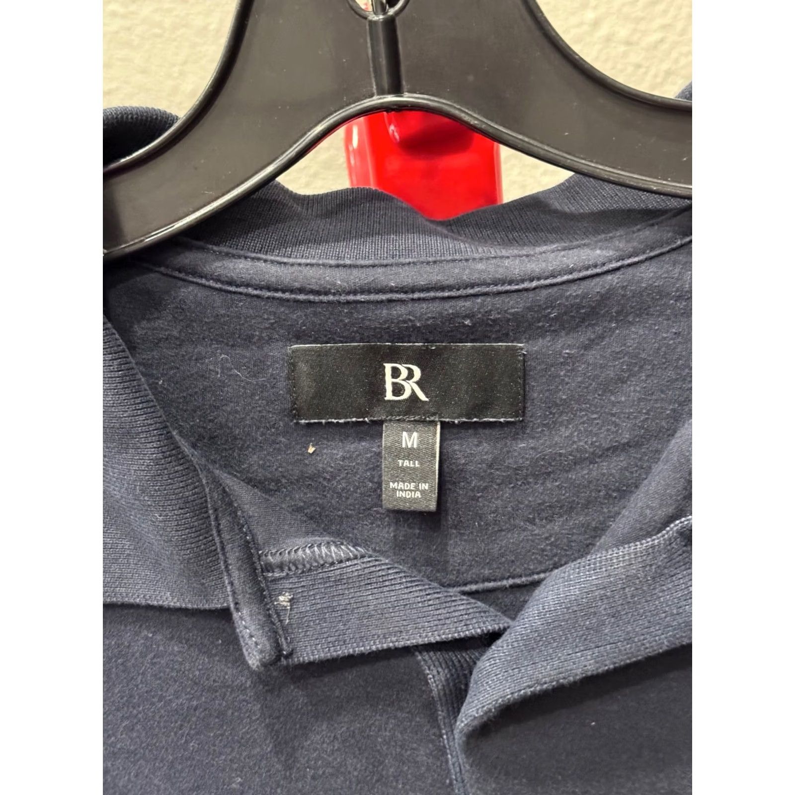 Banana Republic Banana Republic Navy Blue Polo Shirt Mens Medium Tall Long Sleeve Shirt Size US M / EU 48-50 / 2 - 5 Thumbnail