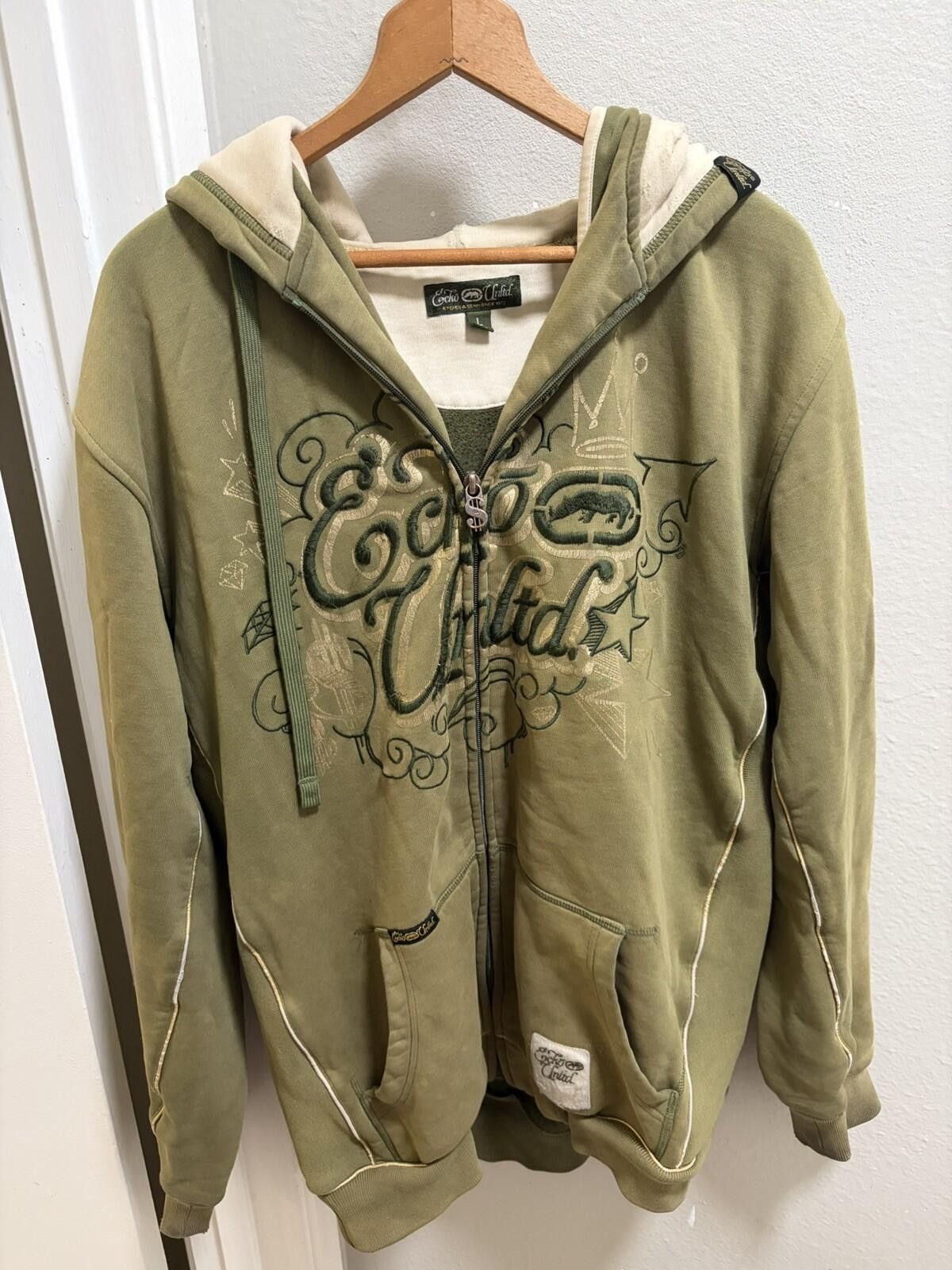Ecko Unltd. × Streetwear × Vintage Ecko Unlimited Y2K Graffiti Zip 