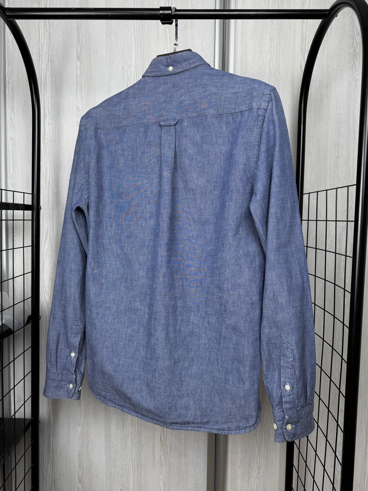 Livid LIVID JEANS – RAGNAR JAPAN Blue SELVAGE BUTTON UP Shirt Size US M / EU 48-50 / 2 - 8 Thumbnail