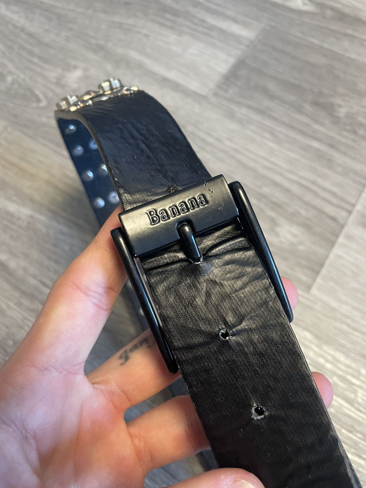 Japanese Brand Vintage Skulls Studded Punk Belt Y2K Size ONE SIZE - 5 Thumbnail