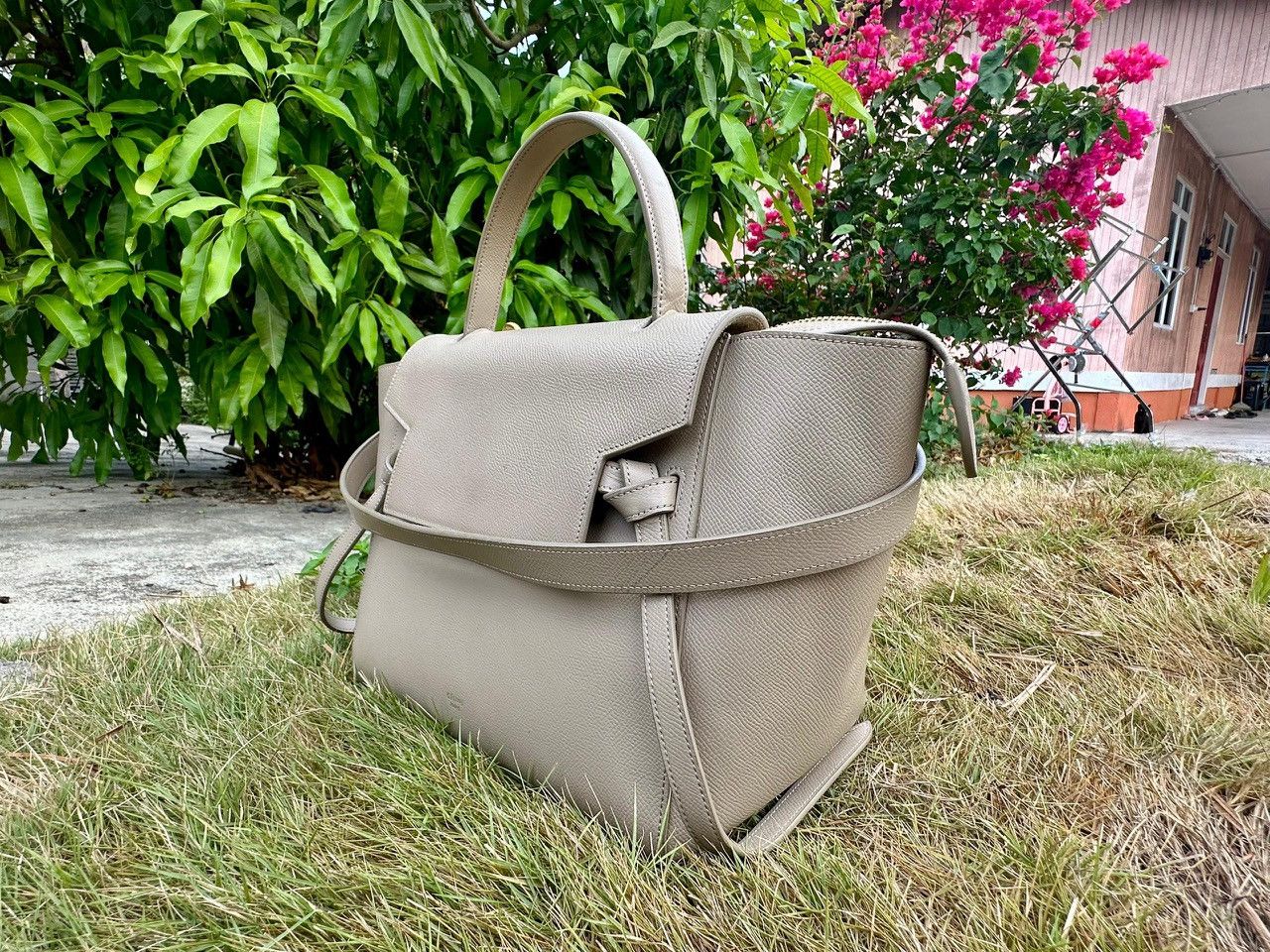 Celine Authentic Celine Grained Calfskin Mini Belt Bag Size ONE SIZE - 2 Thumbnail
