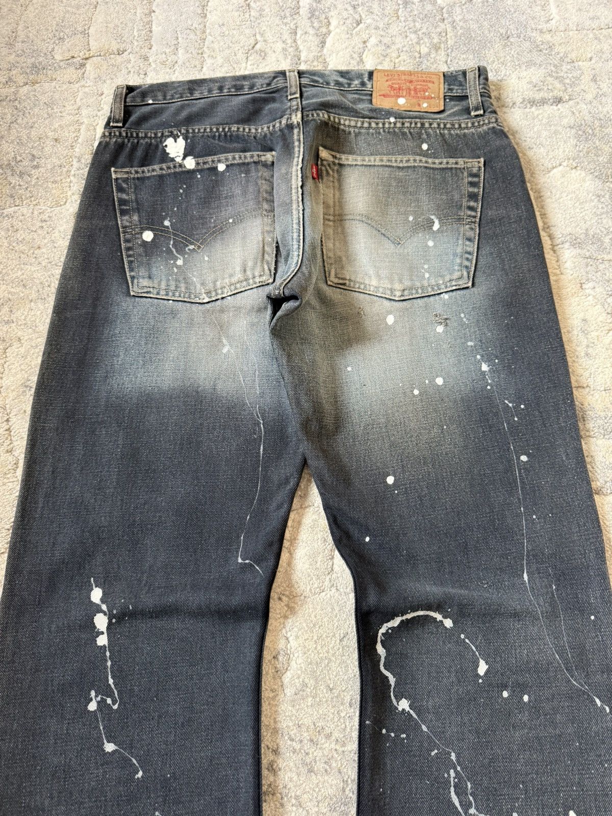 Levi's Rare Levis 517 Distressed Boro Shadow Fade Flared Jeans Size US 34 / EU 50 - 12 Thumbnail