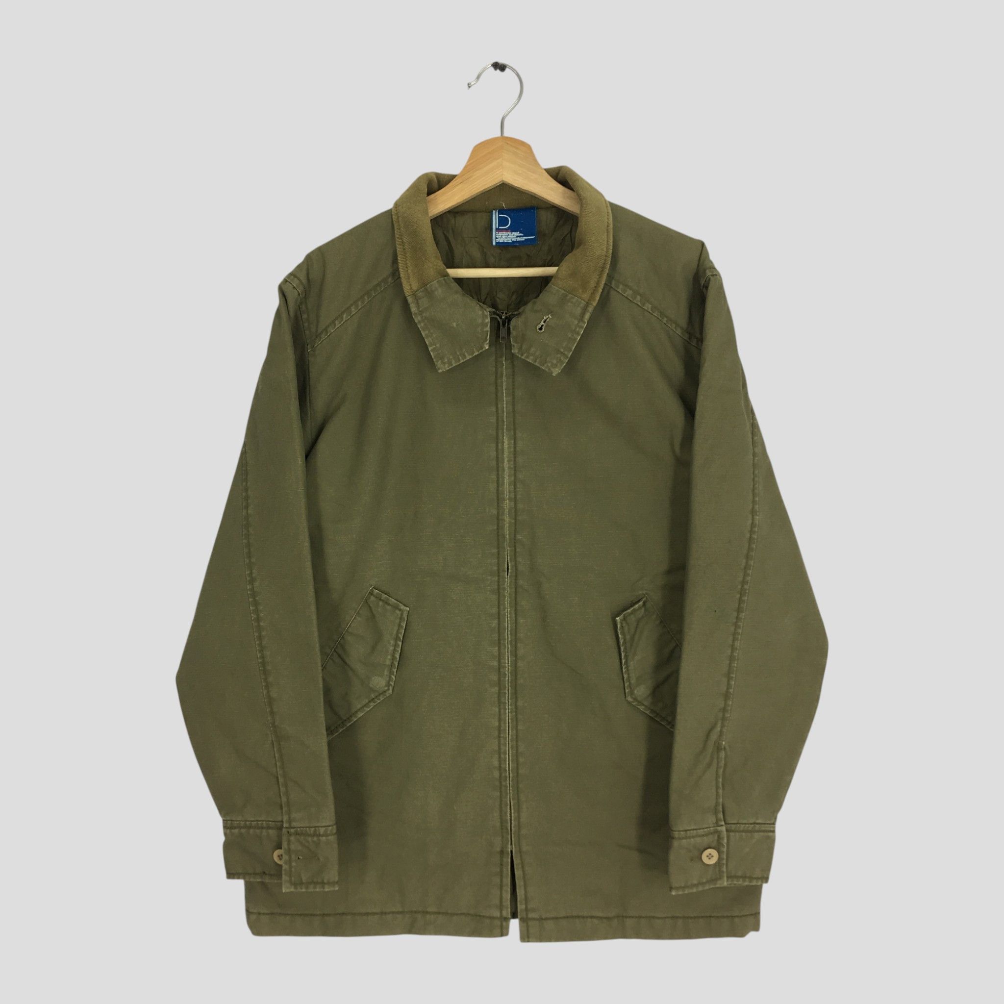 RAGEBLUE Vintage Rageblue Japanese Workers Olive Green Jacket Size US L / EU 52-54 / 3 - 1 Thumbnail