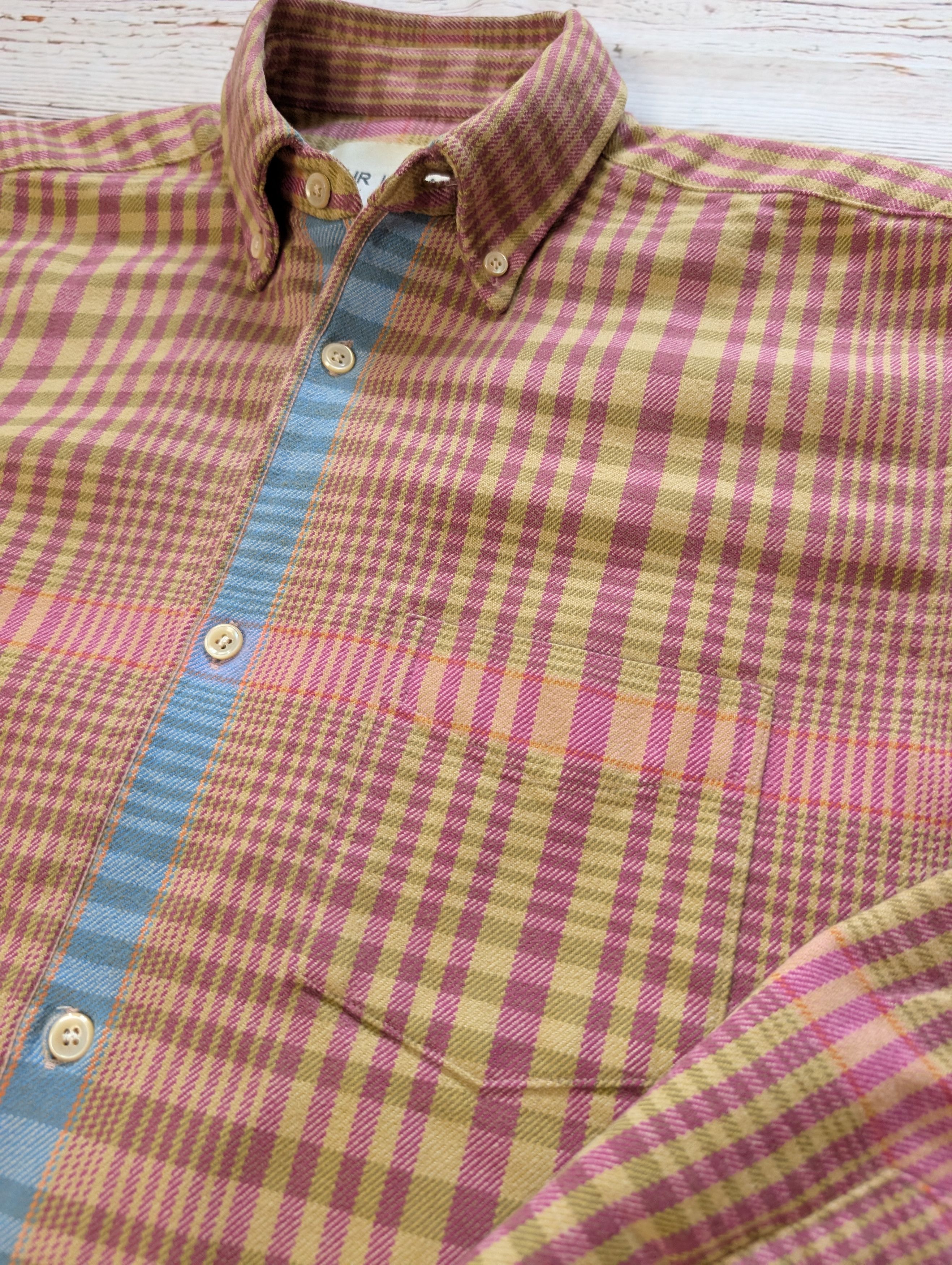 Our Legacy Our Legacy heavy colorful flannel overshirt jacket Size US M / EU 48-50 / 2 - 3 Thumbnail