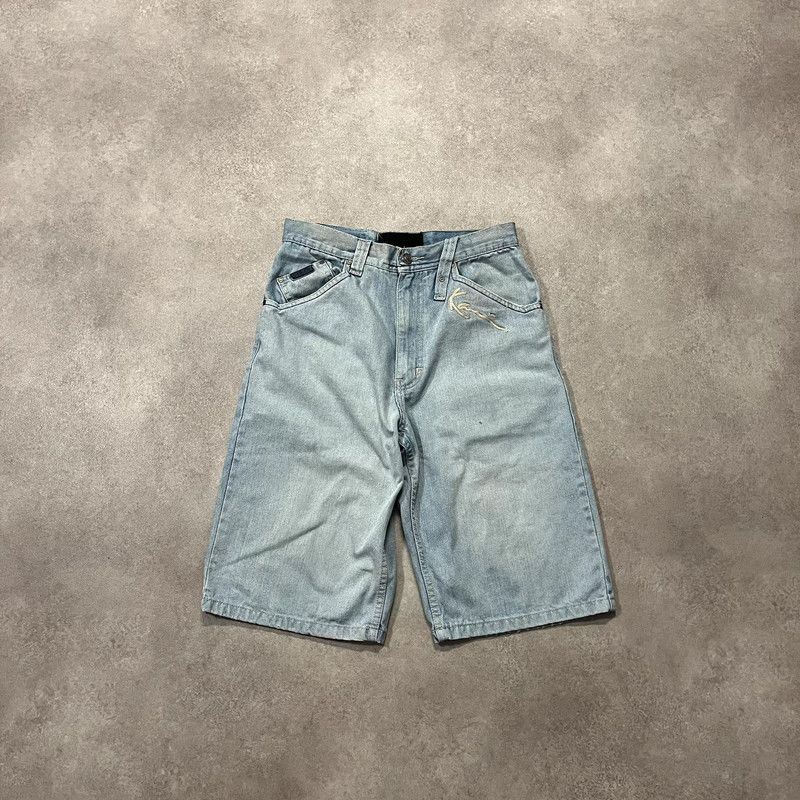 JNCO Vintage Karl Kani Baggy Shorts Retro Rap Hip Hop 90s Size US 30 / EU 46 - 2 Thumbnail