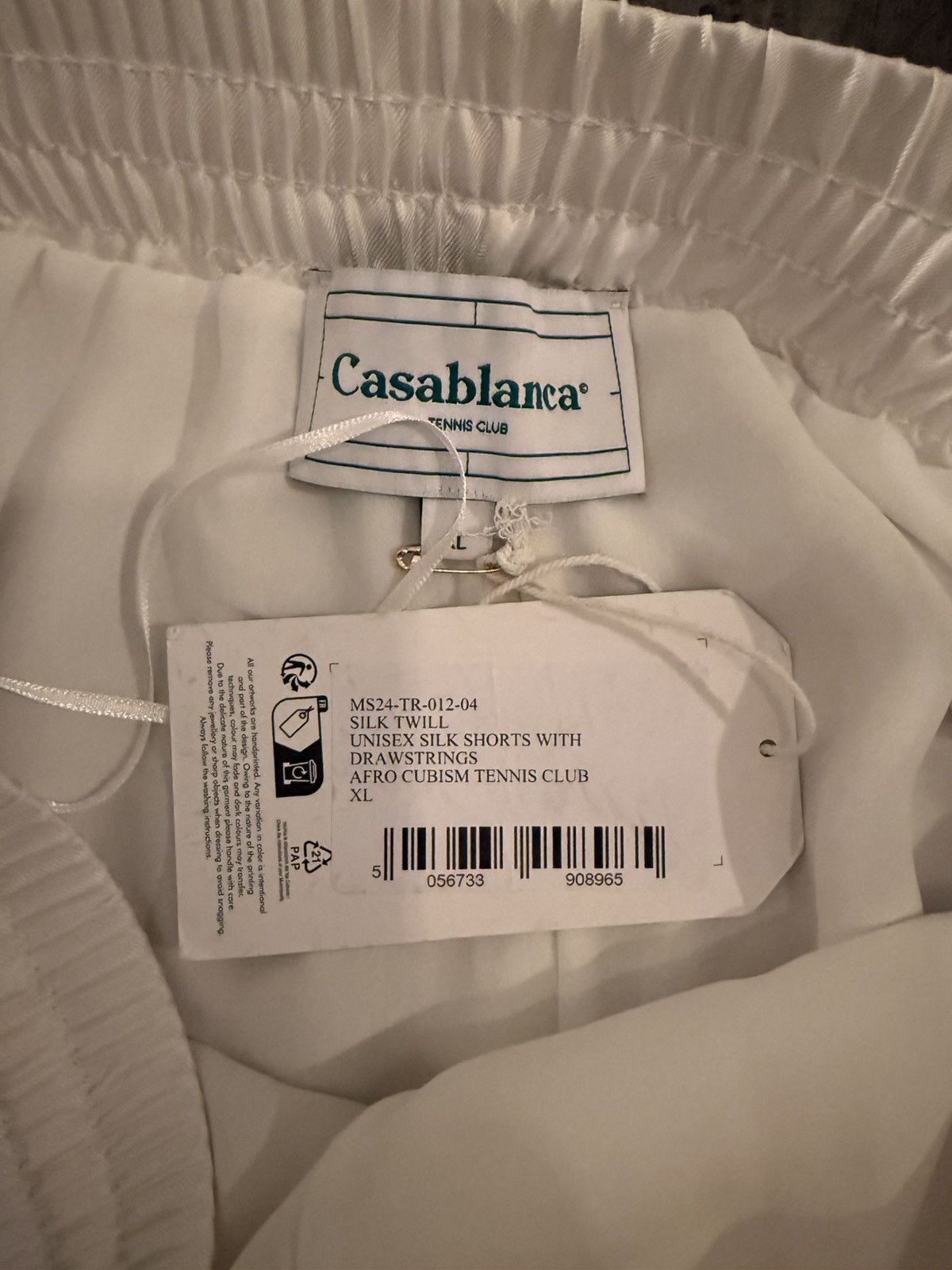 Casablanca Casablanca Afro Cubism Silk Shorts XL – Tennis Club Size US 44 / EU 60 - 3 Thumbnail