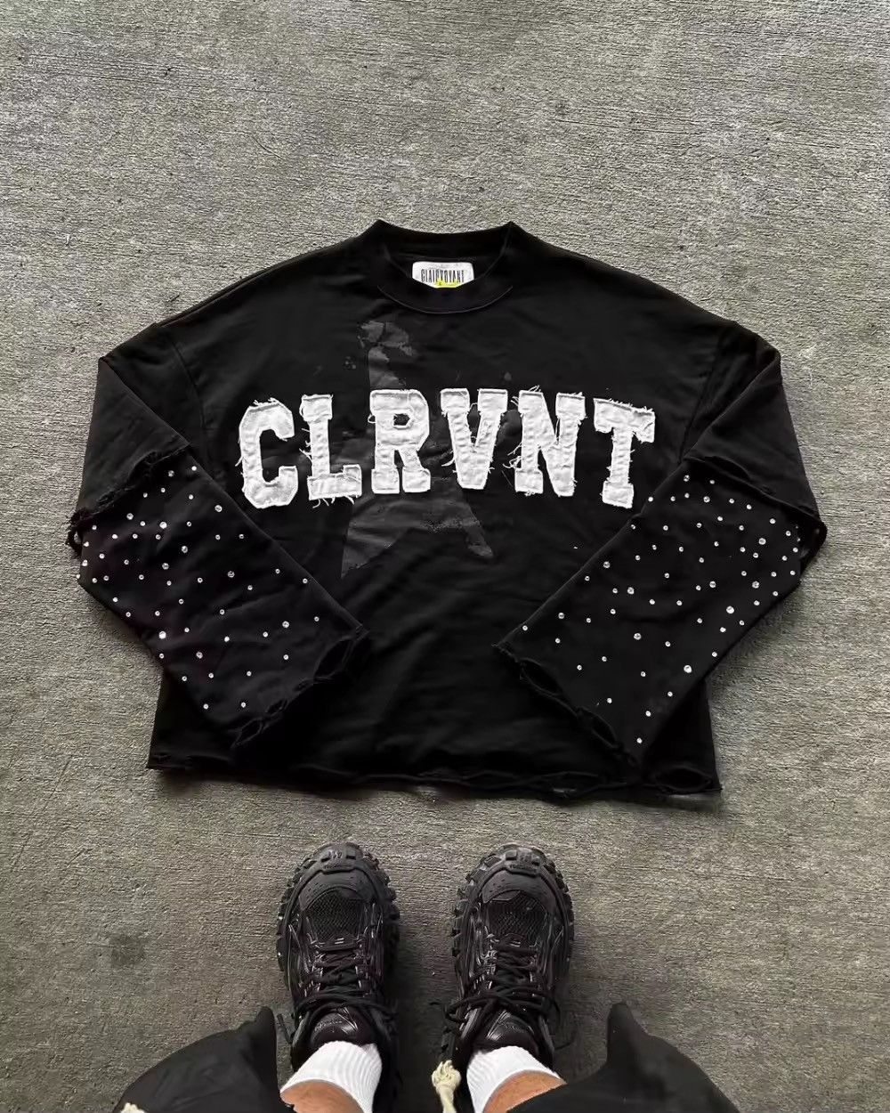 Vintage Harajuku Letter Pattern Diamond Double Layer Shirt Unisex Size M / US 6-8 / IT 42-44 - 1 Thumbnail