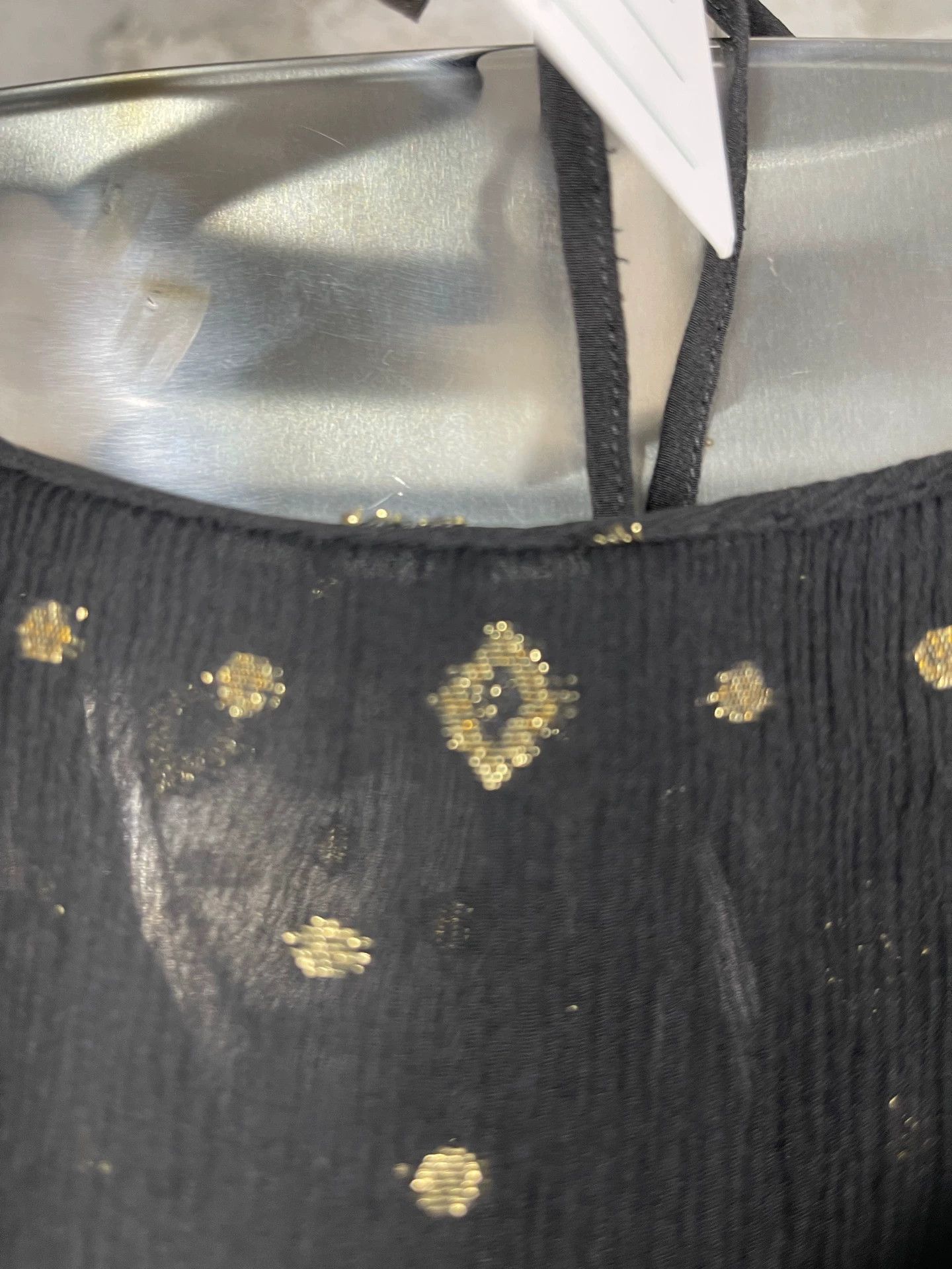 Saint Laurent Paris SLP Women's Heavy Crepe Jacquard Blouse Size 39 Size XS / US 0-2 / IT 36-38 - 5 Thumbnail