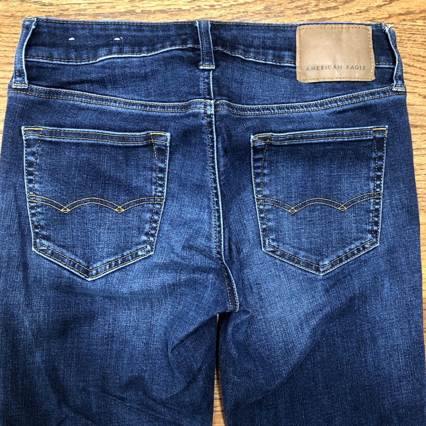 American Eagle Outfitters American Eagle Outfitters Skinny Jeans Blue 28x28 Mens Denim 5-Pocket Logo ZIP Grain? Size US 28 / EU 44 - 3 Thumbnail