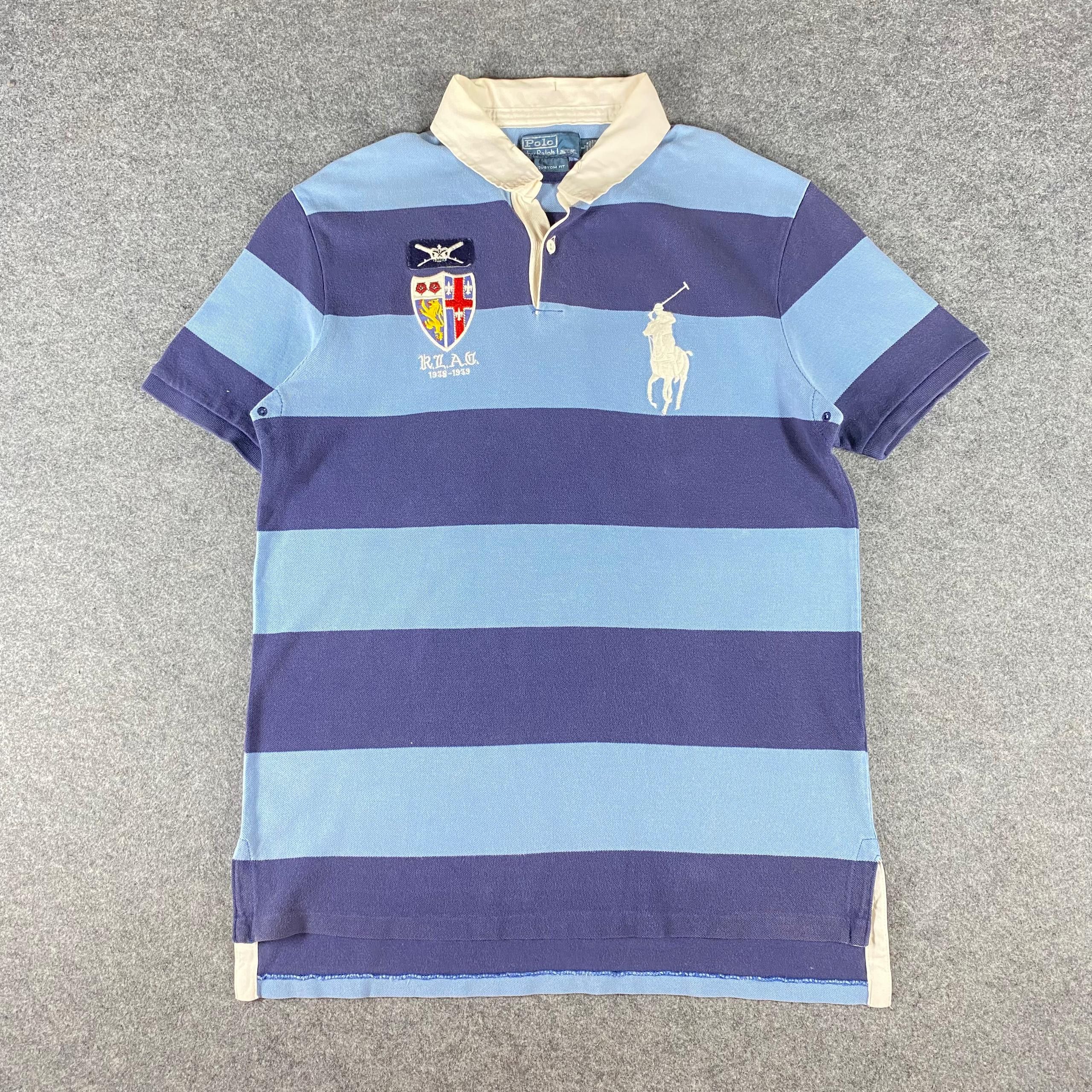 Polo Ralph Lauren Vintage 90s Polo Ralph Lauren Stripe Shirt Size US L / EU 52-54 / 3 - 3 Thumbnail