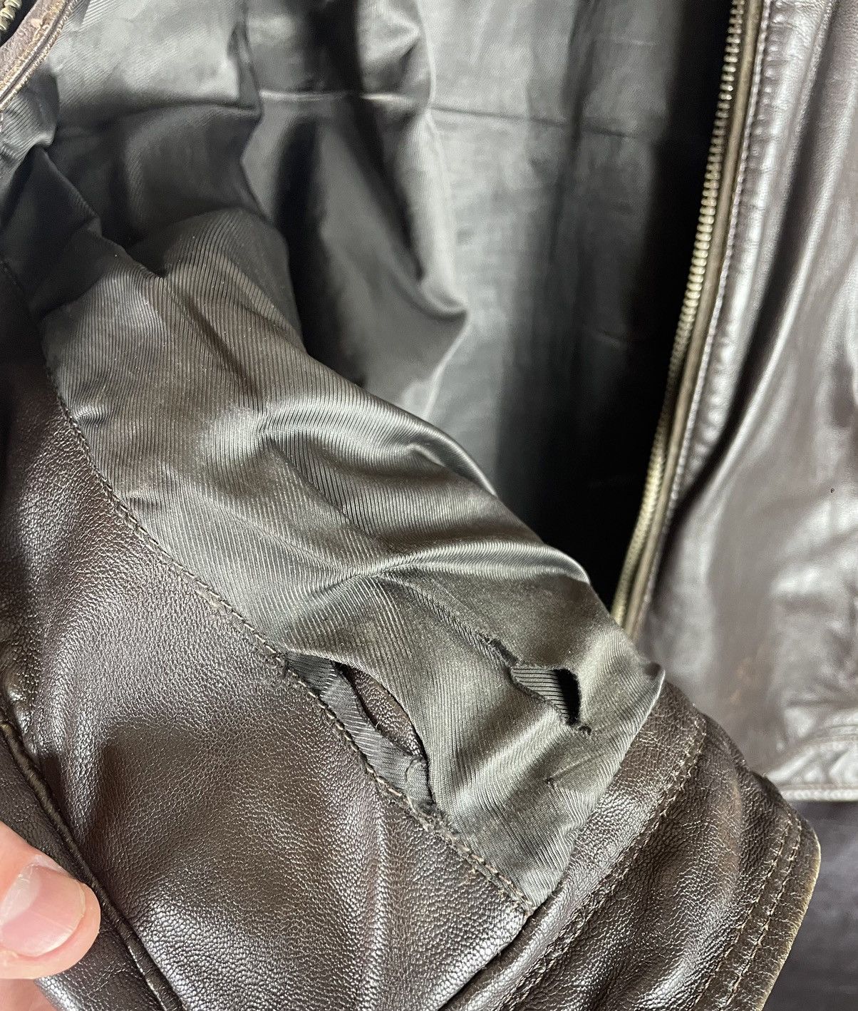 Diesel DIESEL BIKER LEATHER JACKET Size US XL / EU 56 / 4 - 7 Thumbnail