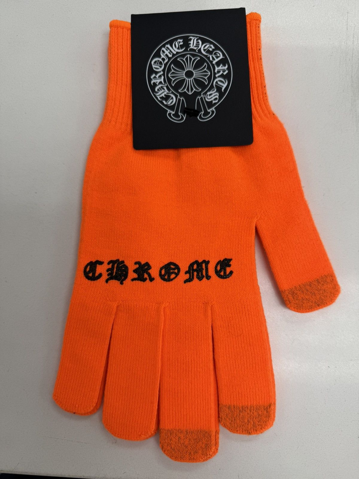 Chrome Hearts Chrome Hearts Orange Gloves Large Size ONE SIZE - 2 Thumbnail
