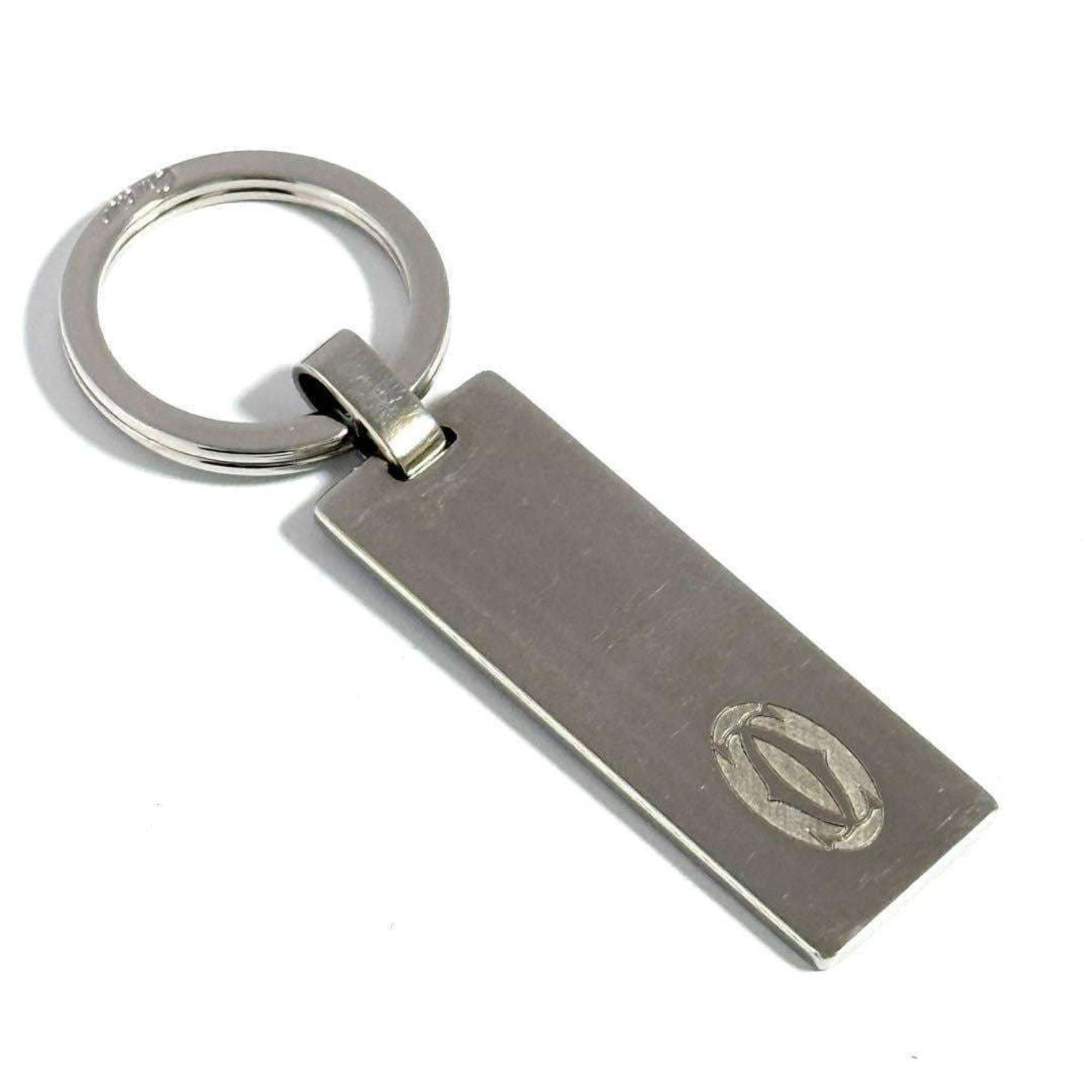 Cartier Cartier Men's Key Holder 2C Ring Silver Color Size ONE SIZE - 1 Thumbnail