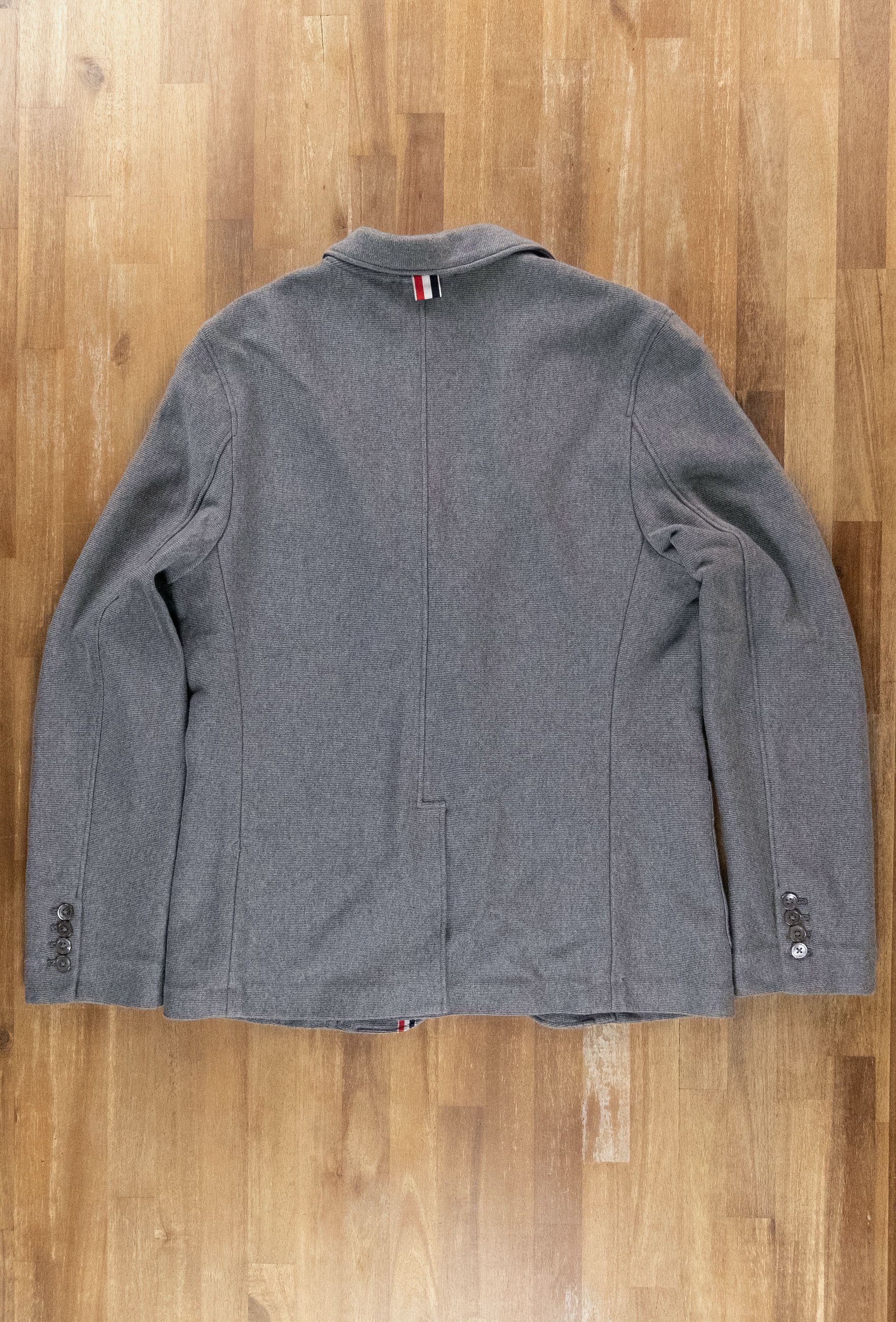 Thom Browne THOM BROWNE gray double face knit cotton Sack jacket Medium Size US M / EU 48-50 / 2 - 10 Thumbnail